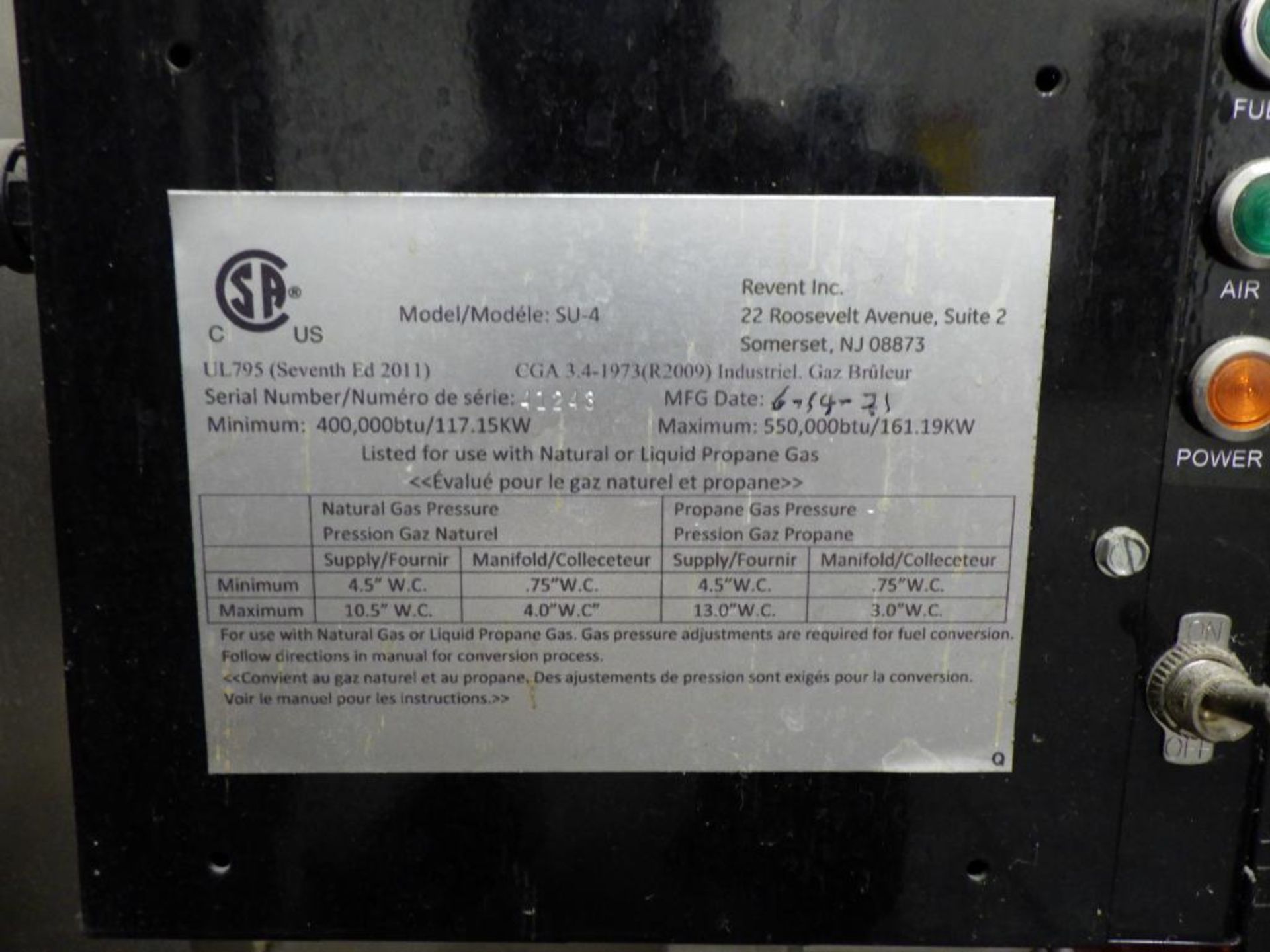 2020 Revent Multi Rack Oven - Image 20 of 24