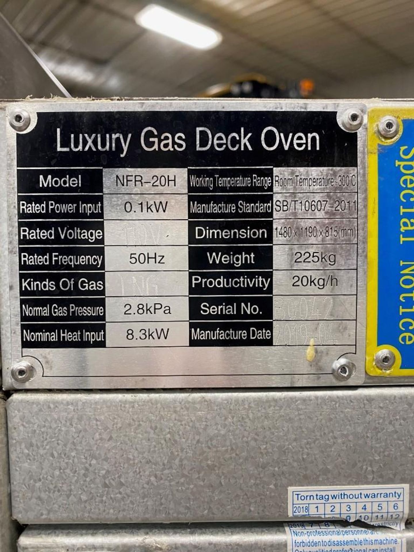 2019 Southstar Luxury Gas Deck Oven - Image 8 of 8