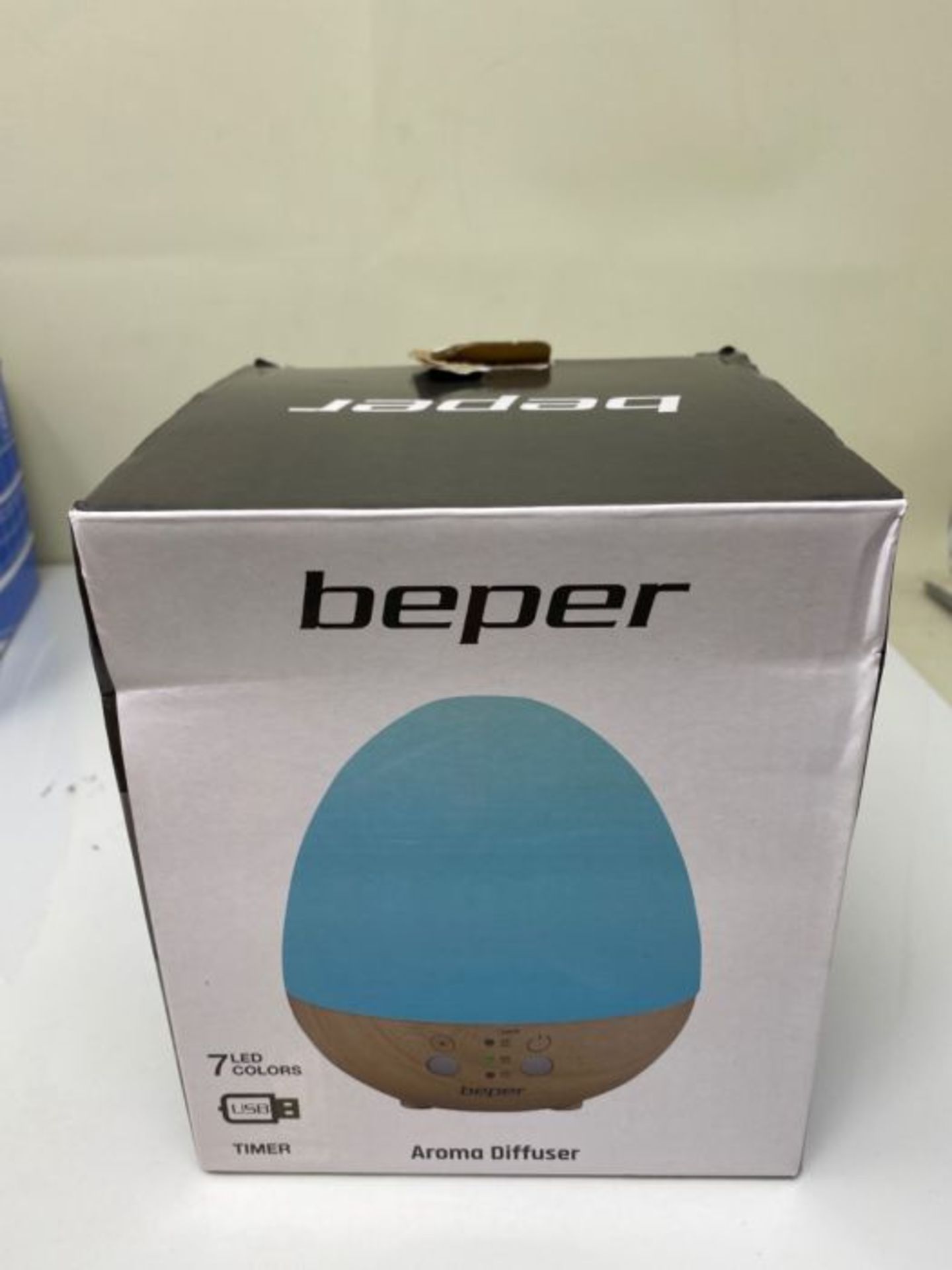 BEPER ABS PP Wood Effect Ultrasonic Diffuser Small - Image 2 of 3