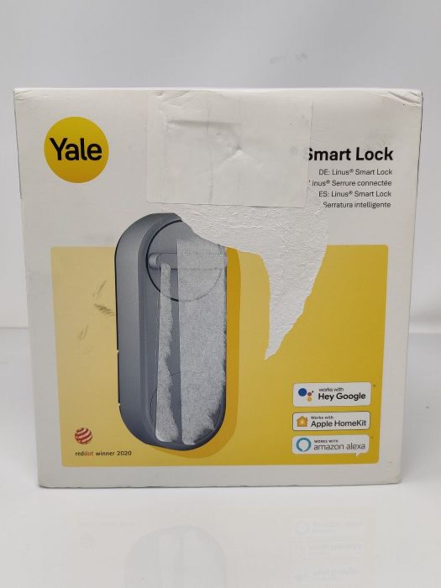 RRP £219.00 Yale 05/101200/SI - Linus Smart Lock - Silver - Keyless and secure door lock - Image 2 of 3
