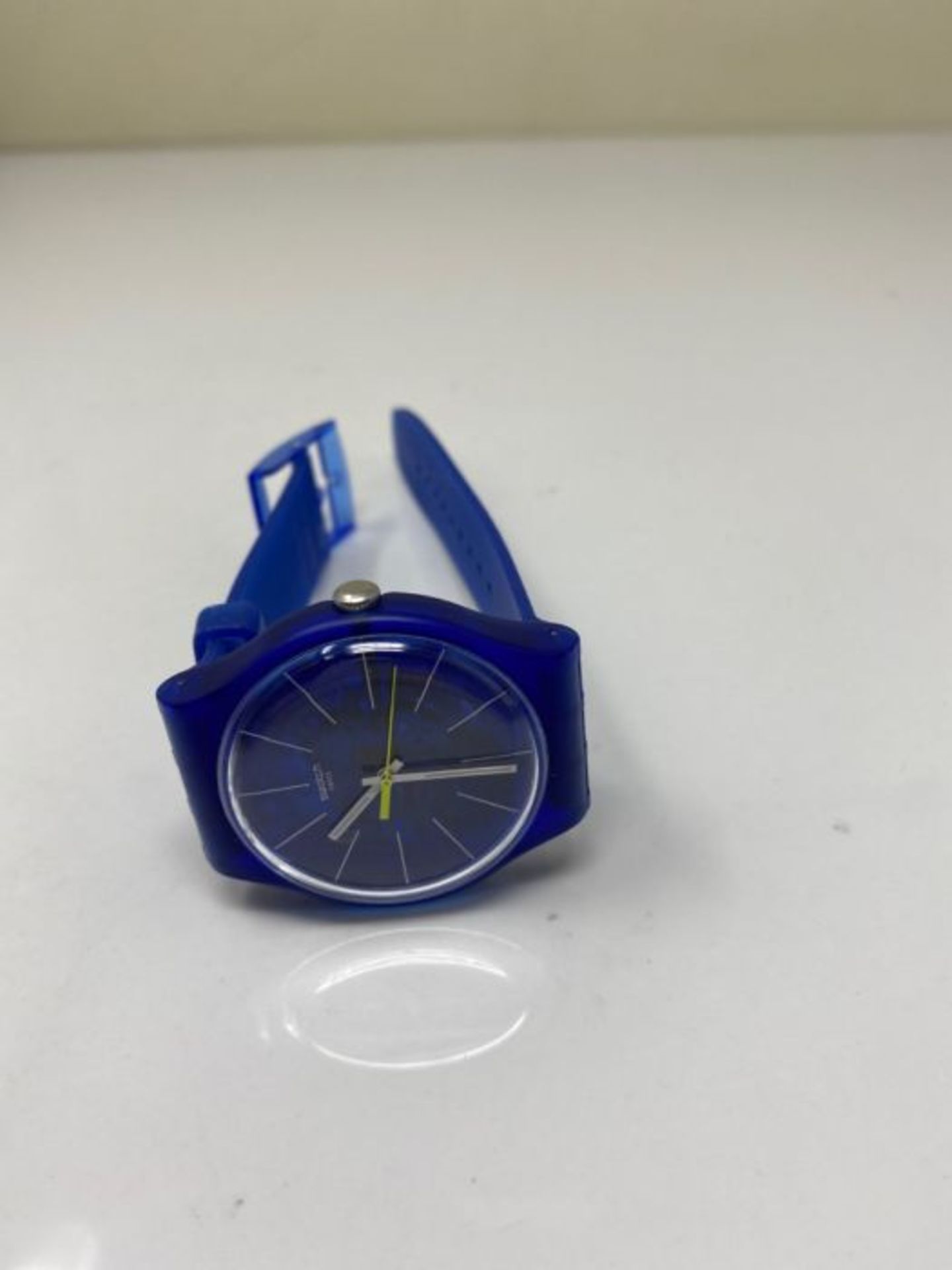 RRP £59.00 Swatch Essentials Blue Sirup horloge SUON142 - Image 2 of 2