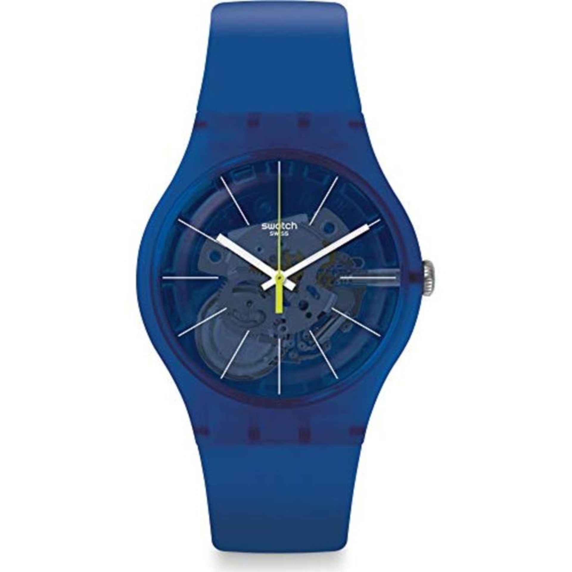 RRP £59.00 Swatch Essentials Blue Sirup horloge SUON142