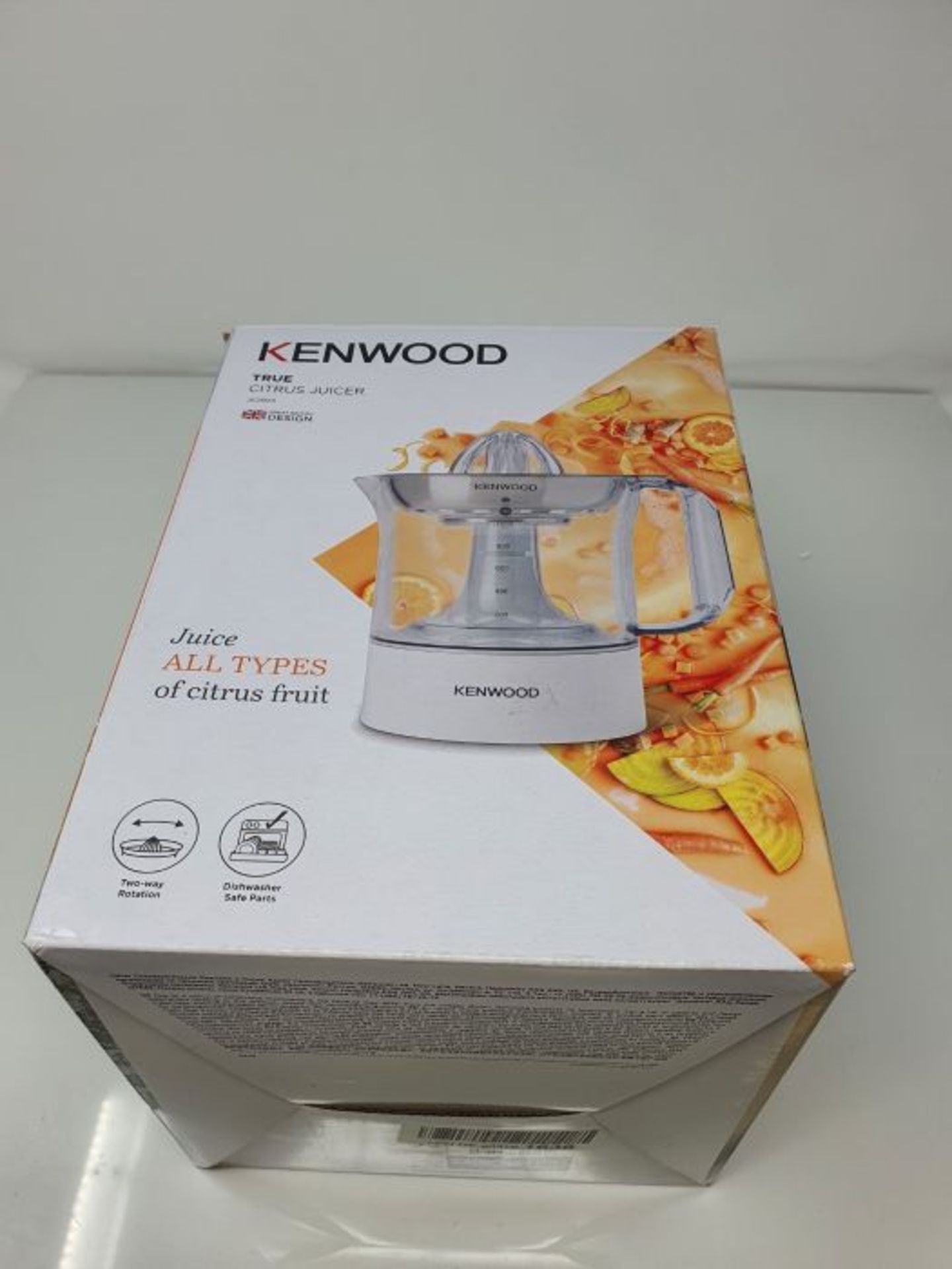 Kenwood JE 290 True-Serie / Zitruspresse / 1,0 Liter / Edelstahlsieb / 40 Watt / Weiß - Image 2 of 3