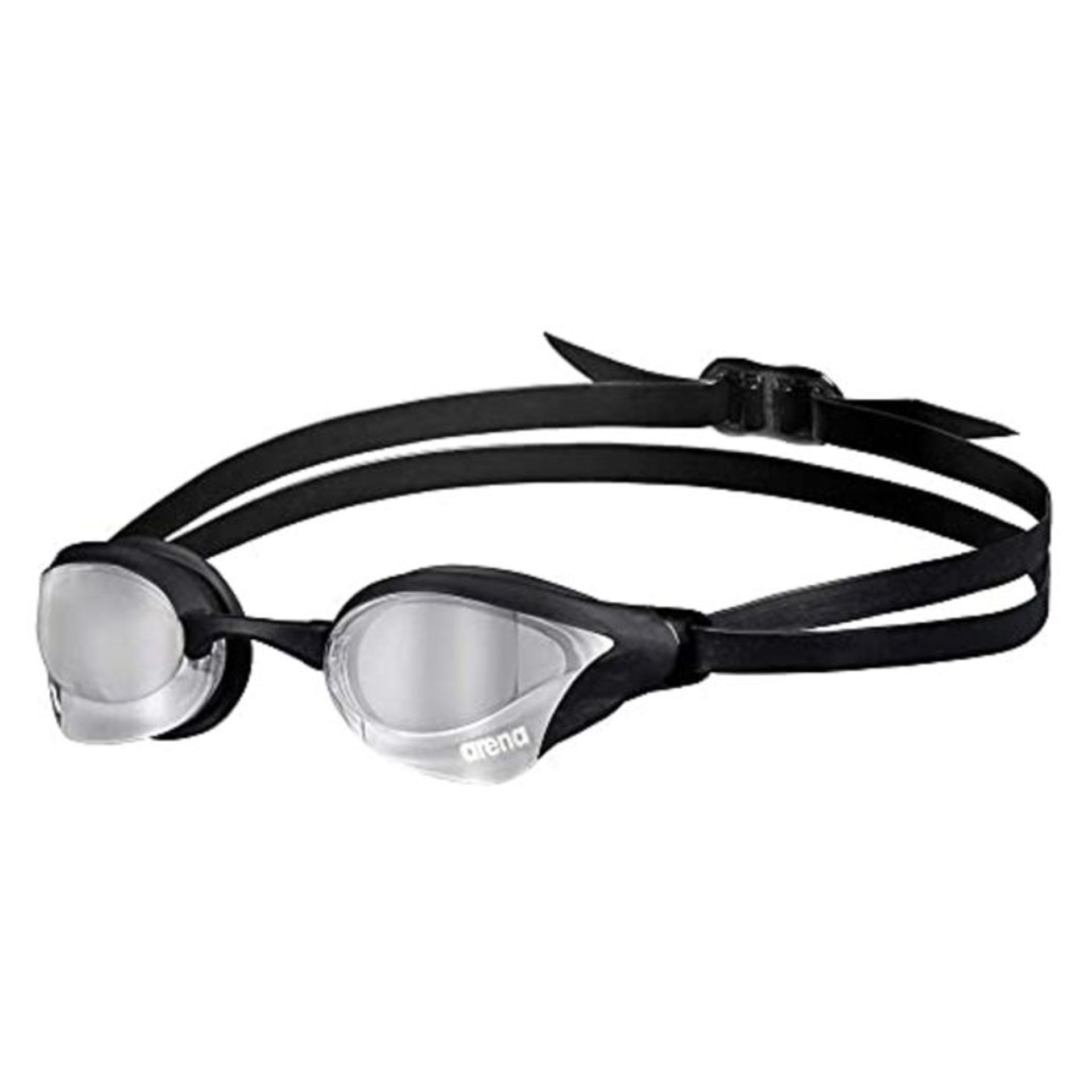 Arena Unisex's Cobra Core Goggle, Silver-Black, One Size