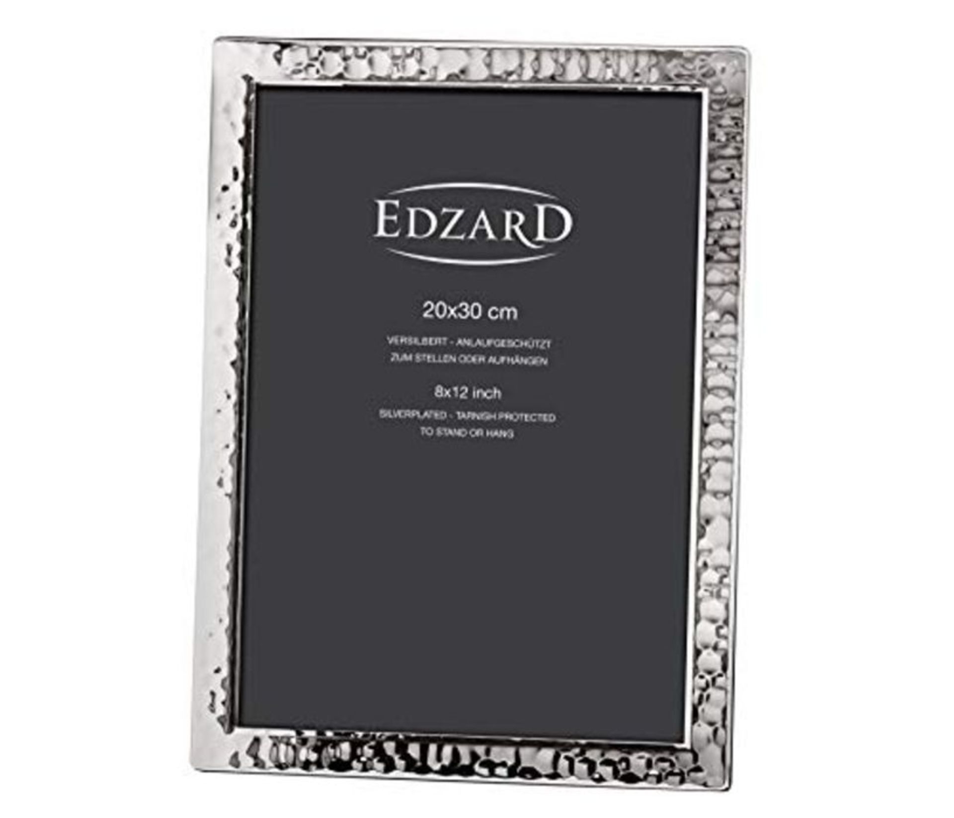 Edzard picture frame frame photo frame Pavia for photos 7,9 x 11,8 in, silver plated,