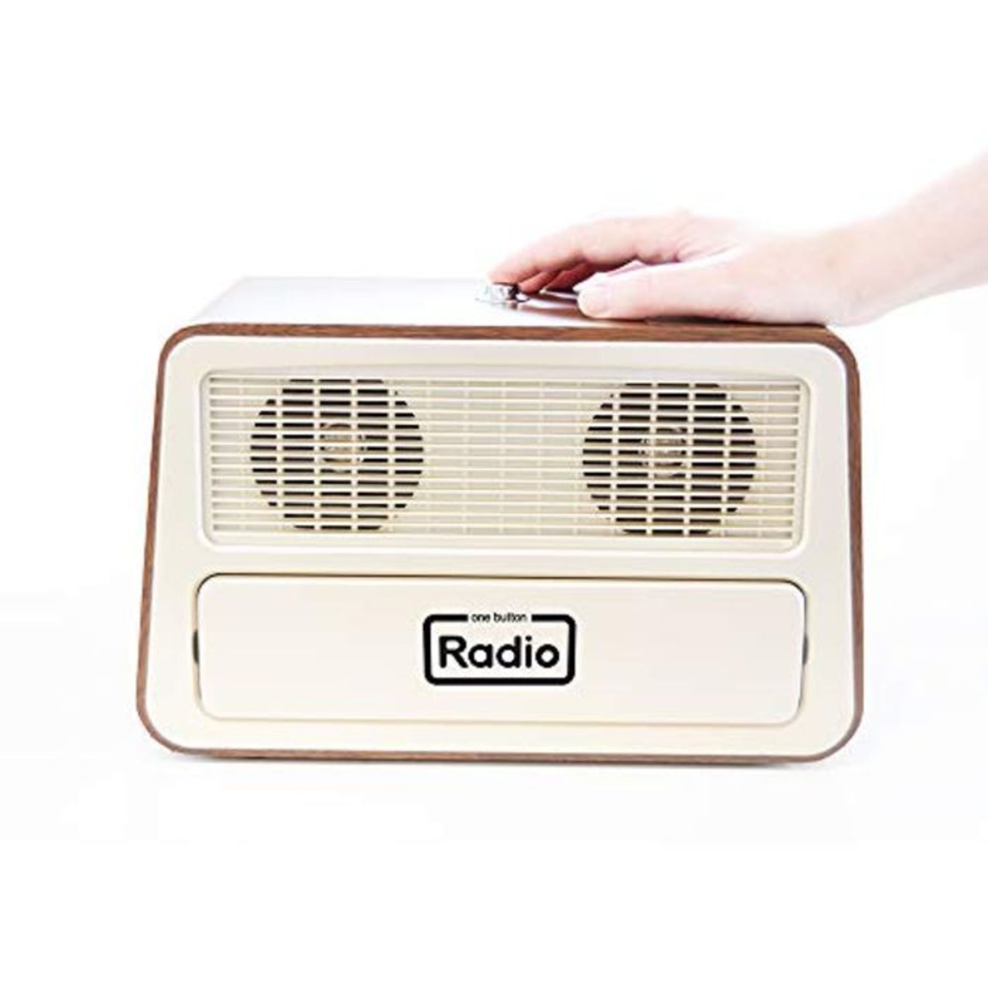 RRP £54.00 Ravencout Living OBR-1 One button Radio