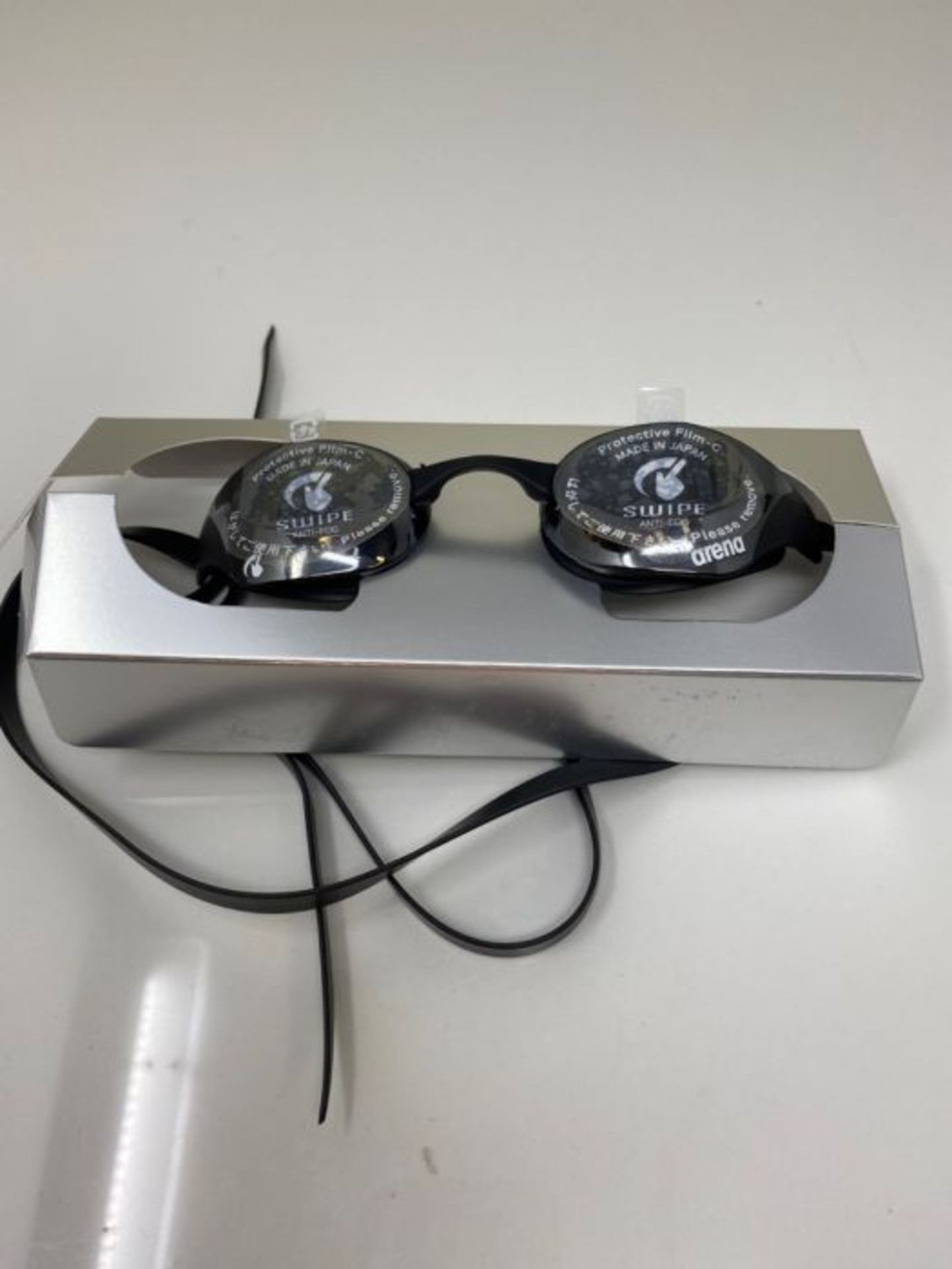 Arena Unisex's Cobra Core Goggle, Silver-Black, One Size - Image 3 of 3