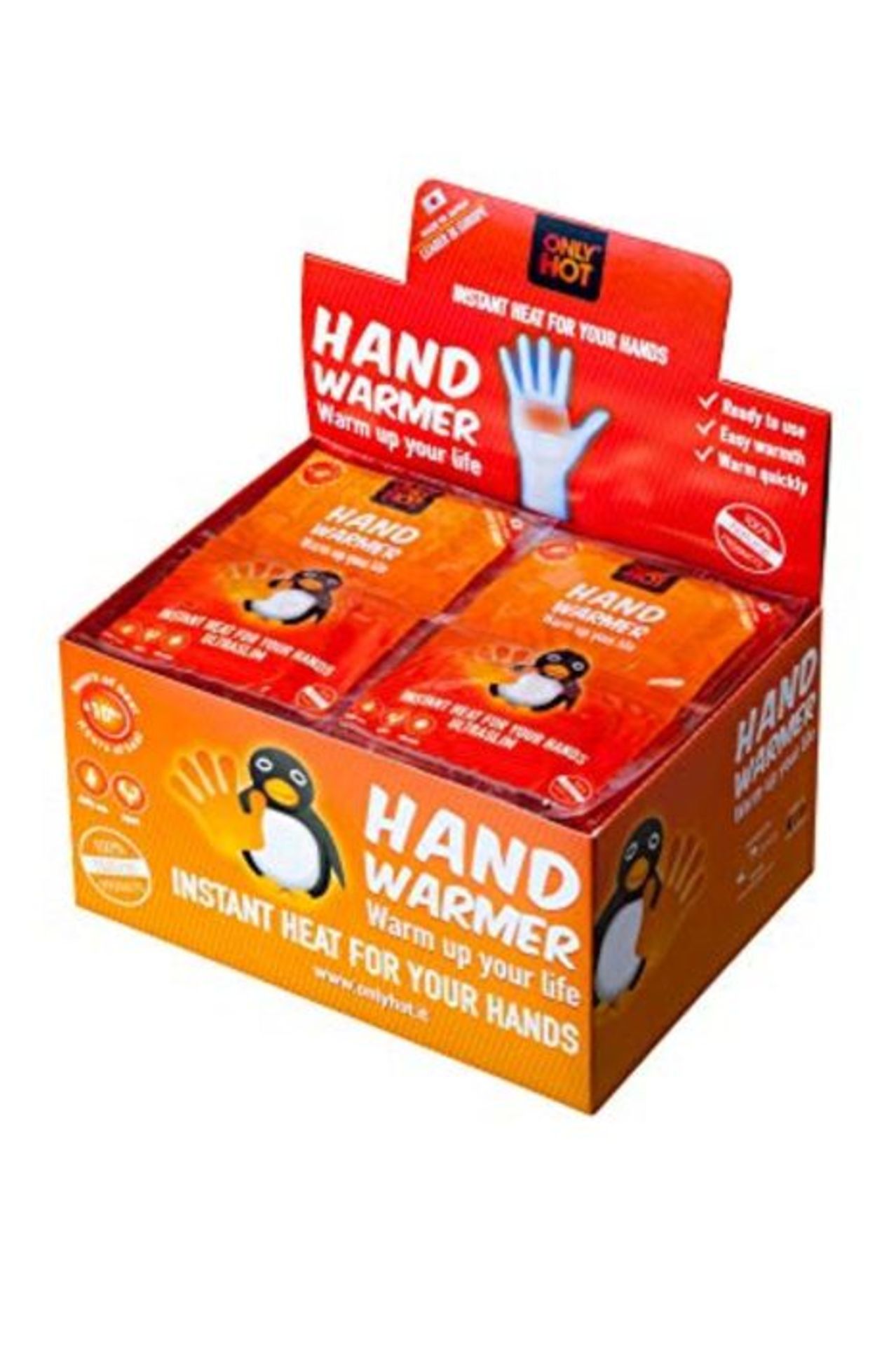 Hand Warmer Value Pack of 40 pairs(Pack of 2) by Only Hot