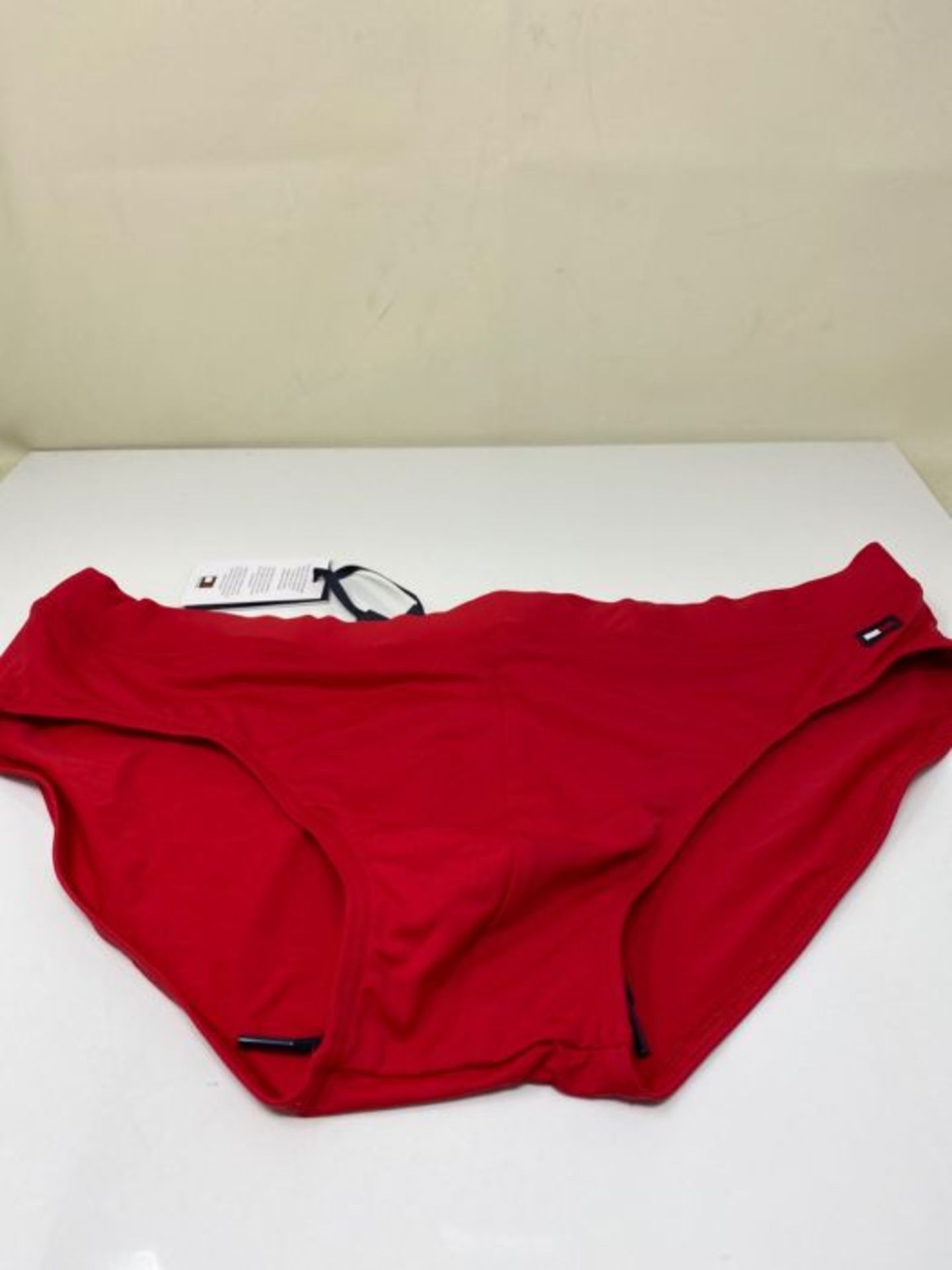 Tommy Hilfiger Men's Swim Briefs, Primary Red, XL - Image 2 of 2