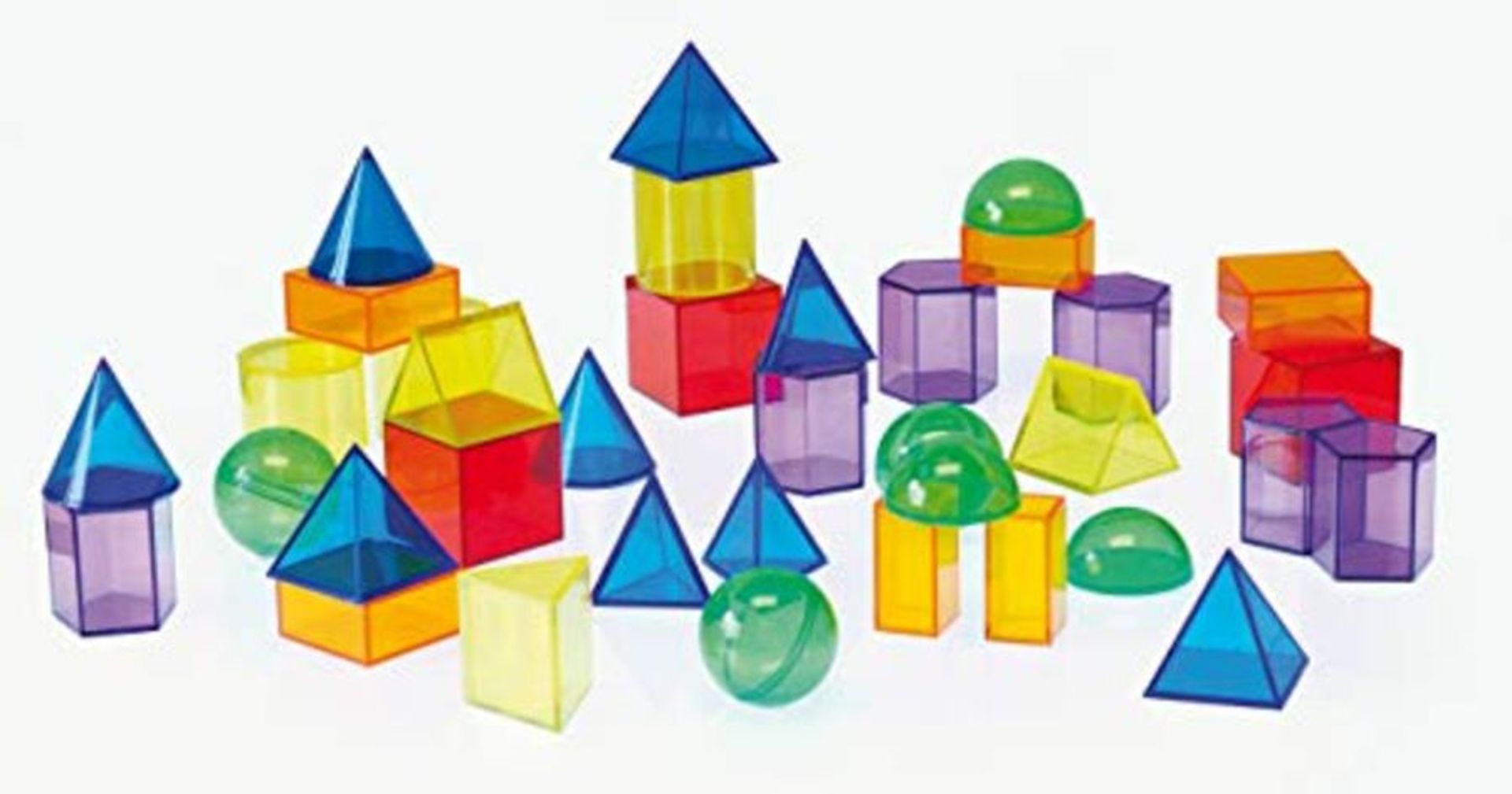 TickiT 73075 Geometric Shape, Translucent