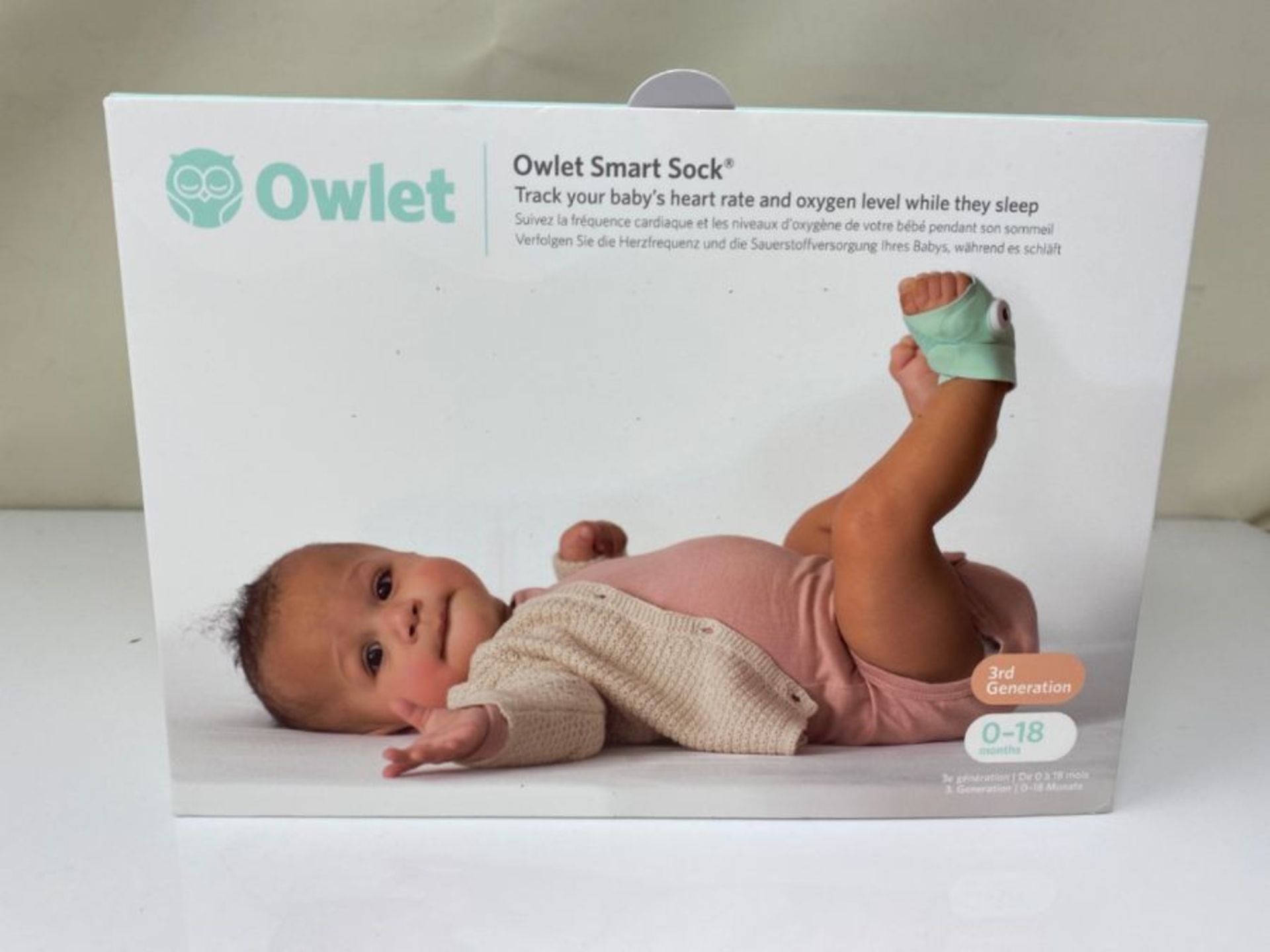 RRP £245.00 Owlet Smart Sock 3 - Europe - Image 2 of 3