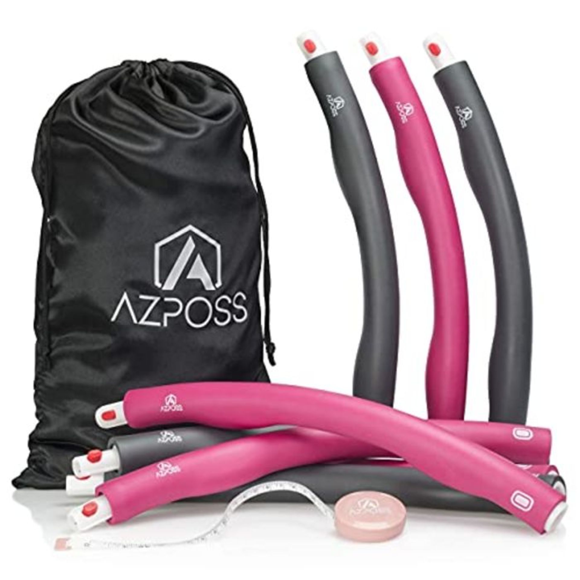 AZPOSS Hula Hoop Reifen für Erwachsene, Fitness Hoola-Hoop Reifen zum Abnehmen, Gymna