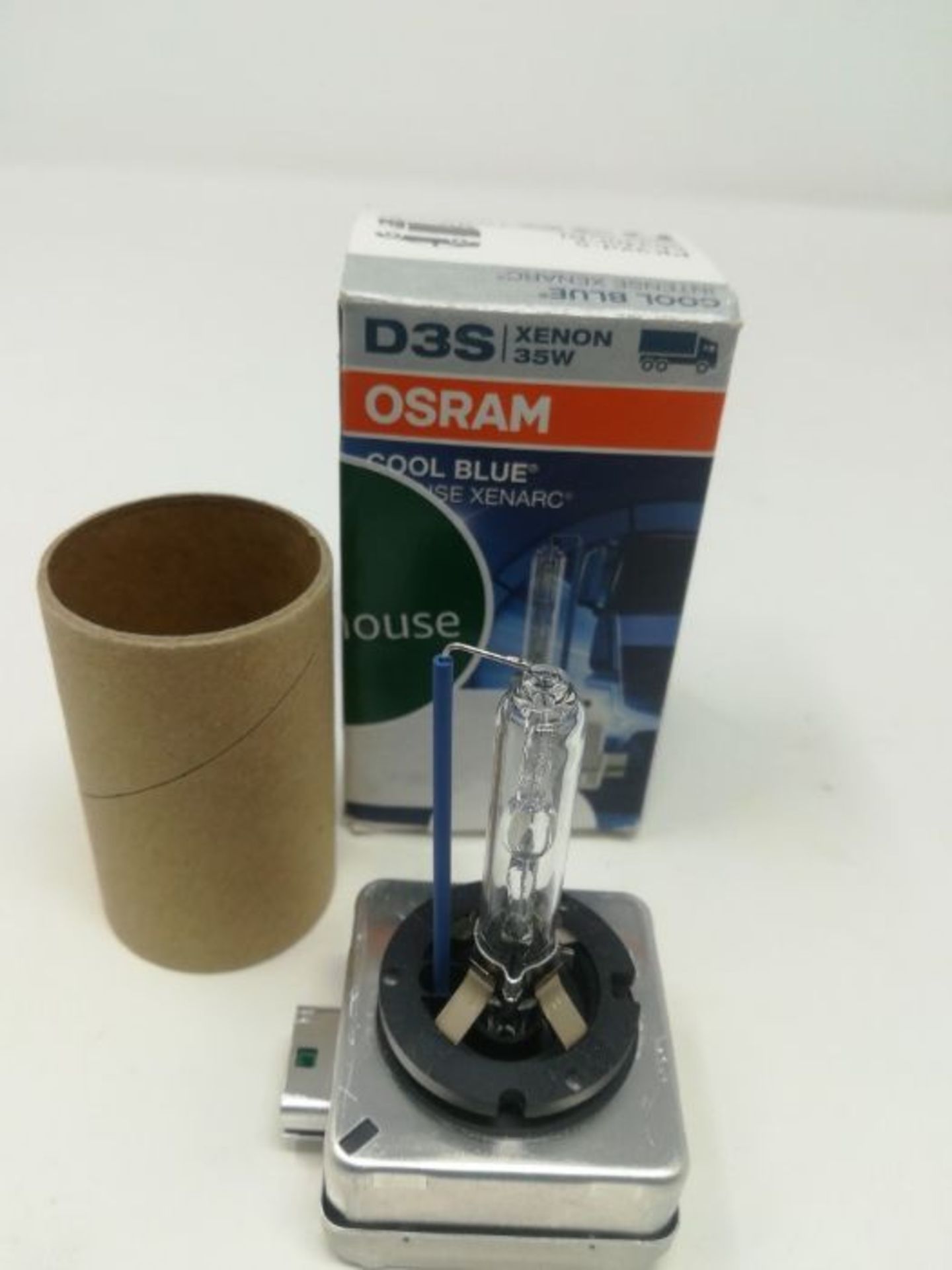 RRP £56.00 OSRAM XENARC COOL BLUE INTENSE D3S HID xenon arc tubes, discharge lamp, 66340CBI, Falt - Image 2 of 2