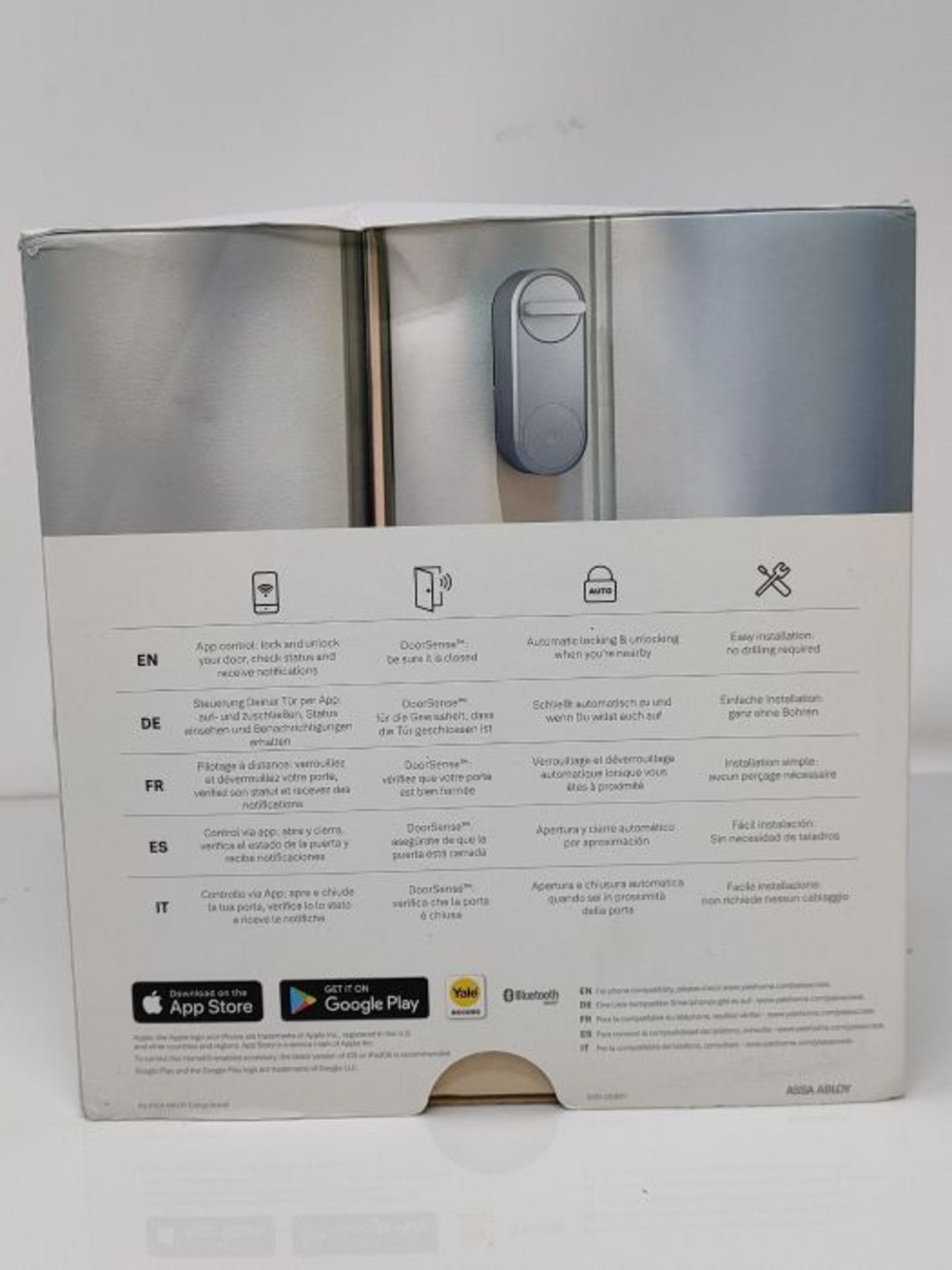 RRP £219.00 Yale 05/101200/SI - Linus Smart Lock - Silver - Keyless and secure door lock - Image 3 of 3