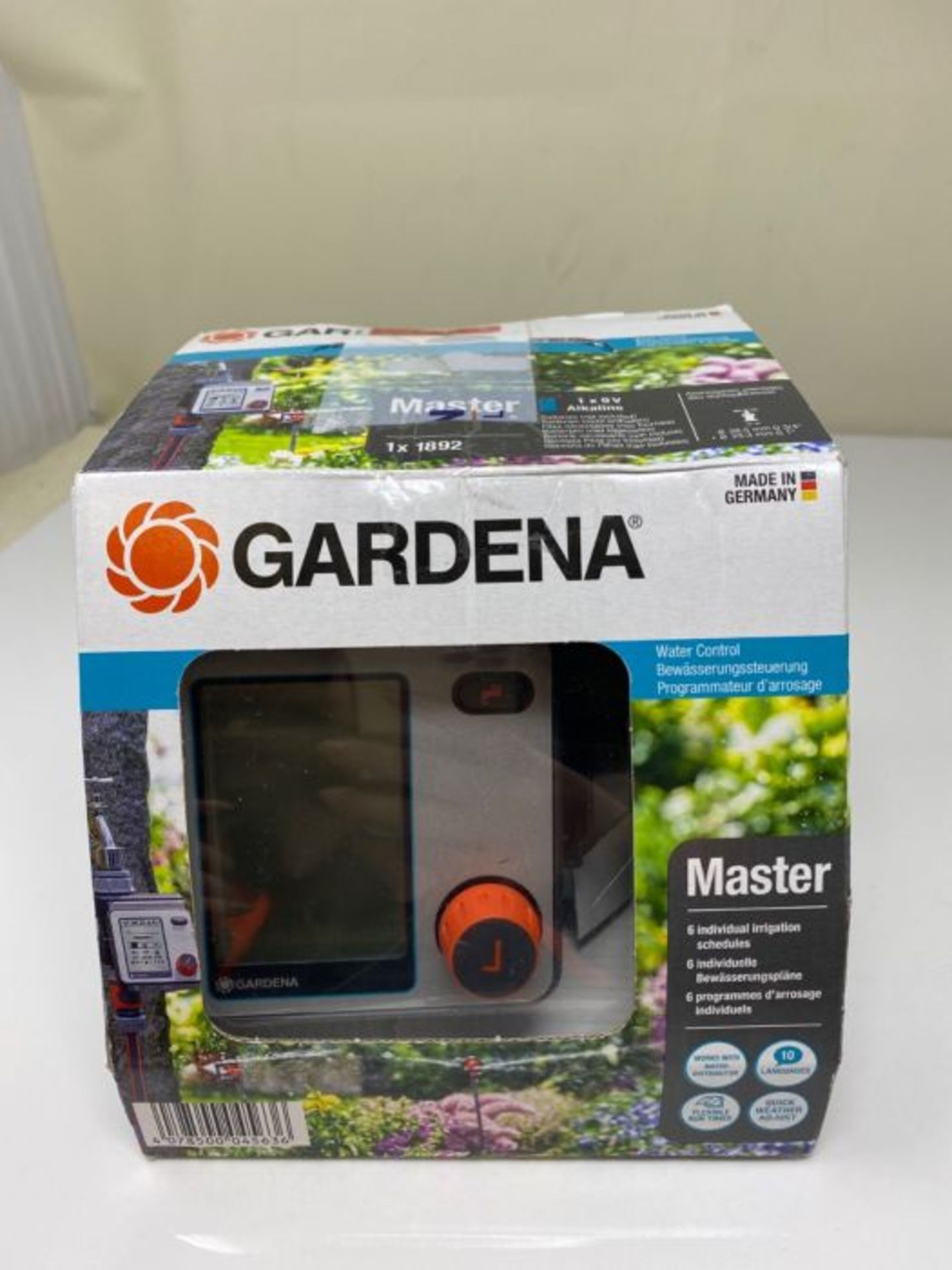 RRP £64.00 Gardena Watering Control Master: And Time-Saving Watering, 6 Schedules, LCD Display, W - Image 2 of 3