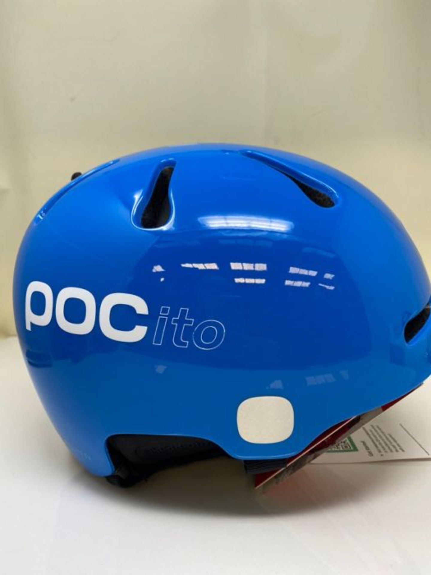 RRP £135.00 POC Kids POCito Fornix Spin Ski Helmet, fluorescent blue, XS-S - Image 3 of 3