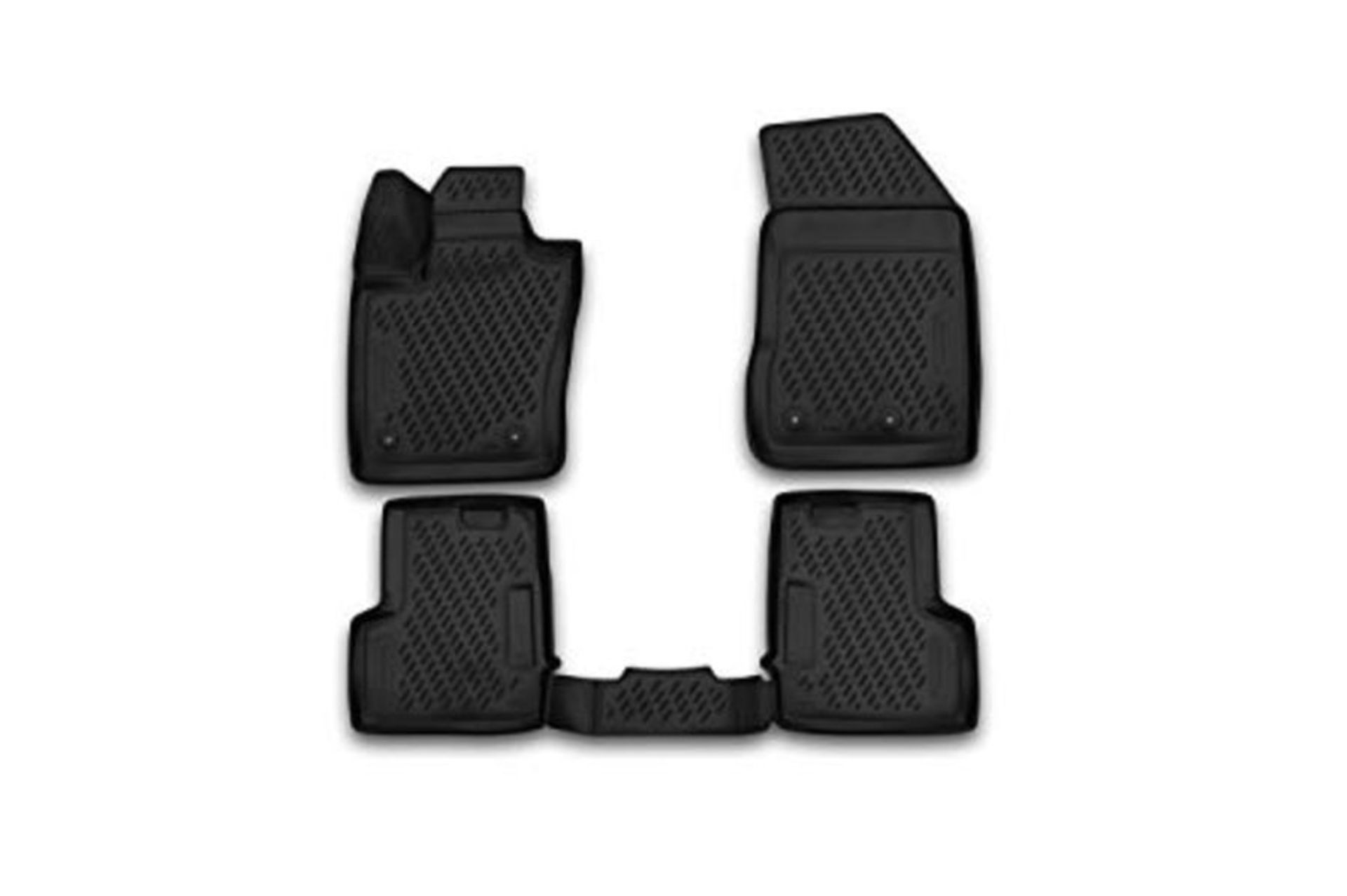 Element EXP.CARJEP00013 3D Custom Fit Premium Anti-Slip Rubber Mats Floor Mats Jeep Re