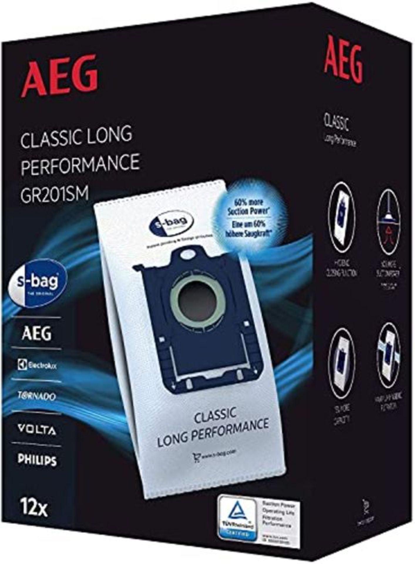 Aeg gr201sm Vacuum Cleaner Cylinder Dust Bag Vacuum Cleaner Vacuum Cleaner Accessory (