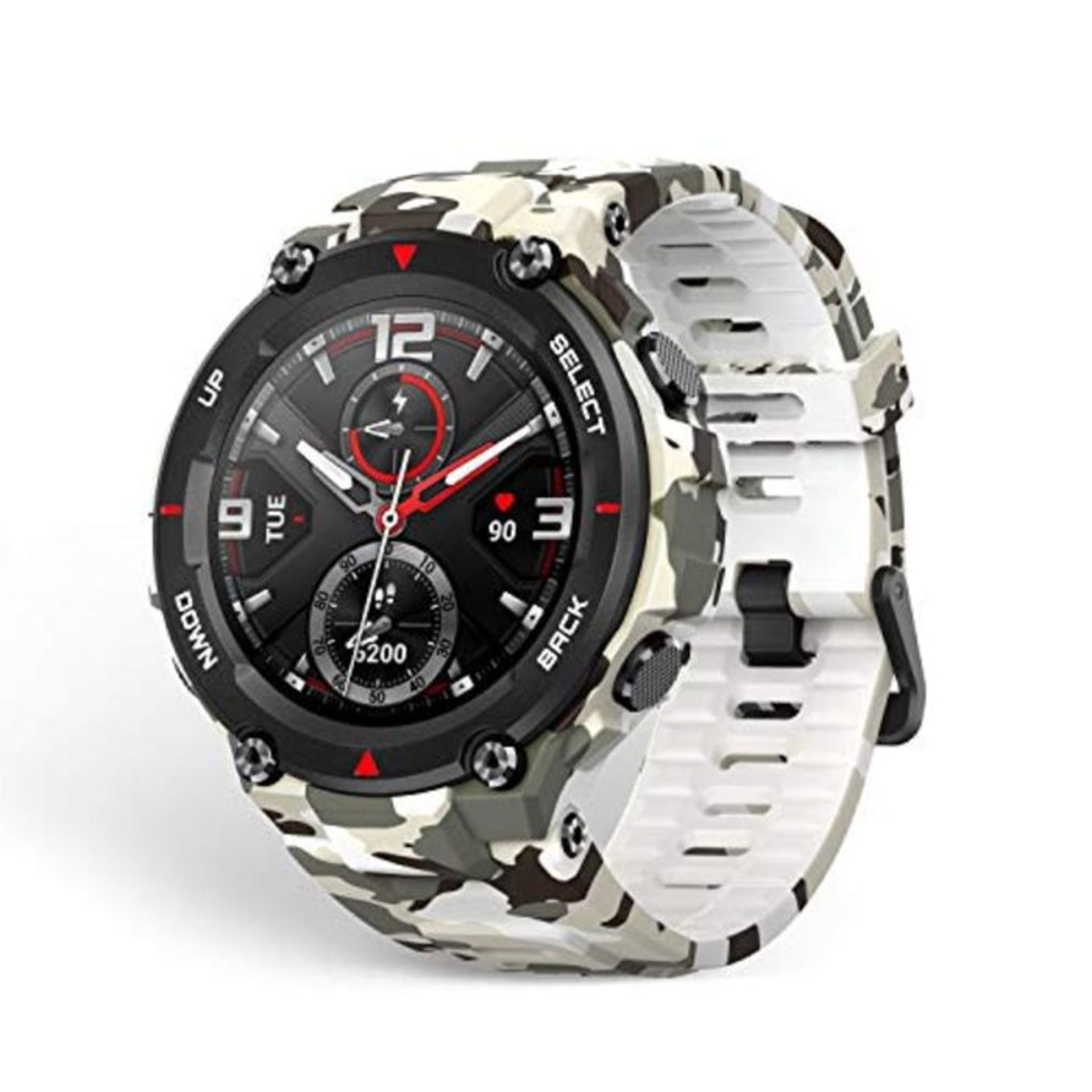 RRP £84.00 Amazfit T-Rex - Smartwatch Camouflage