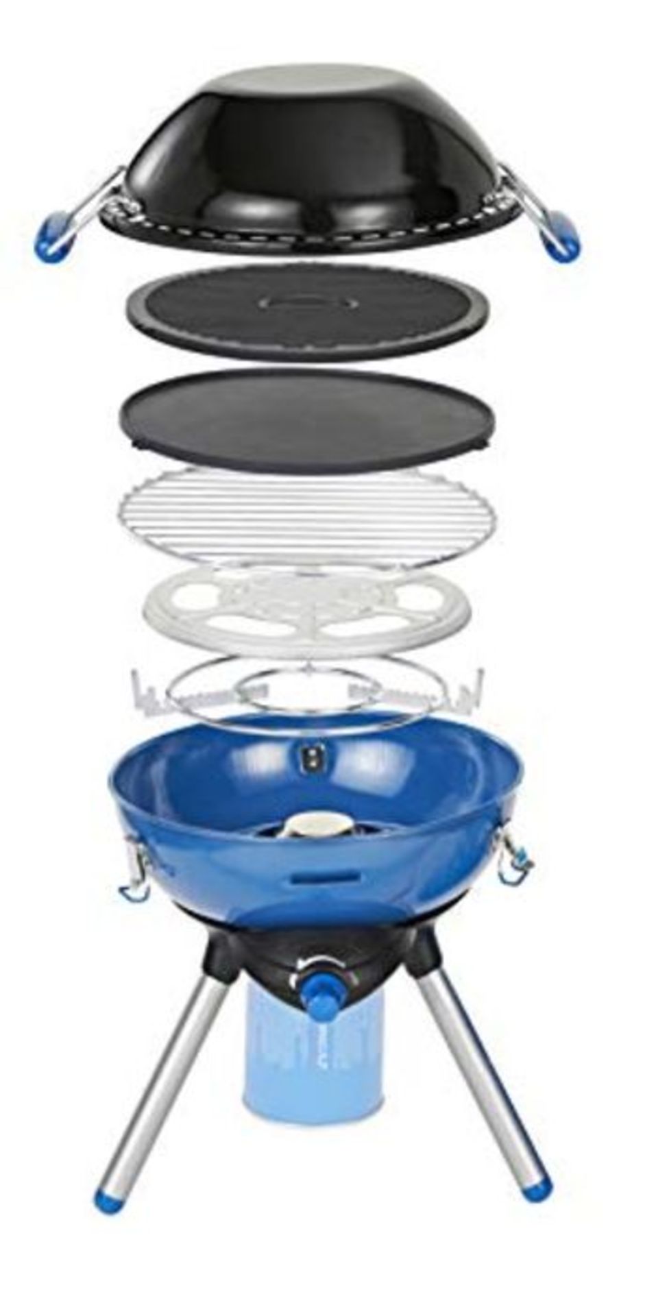 RRP £99.00 Campingaz Party Grill 400 CV, Camping Stove and Grill, All-in-One Portable Camping BBQ