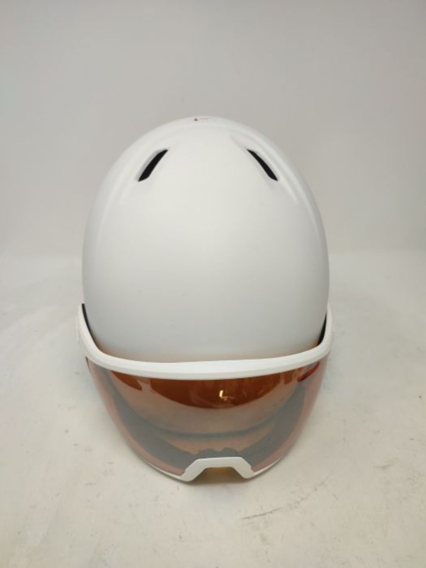 RRP £114.00 uvex Unisex - Erwachsene, hlmt 700 visor Skihelm, white mat, 52-55 cm - Image 2 of 2