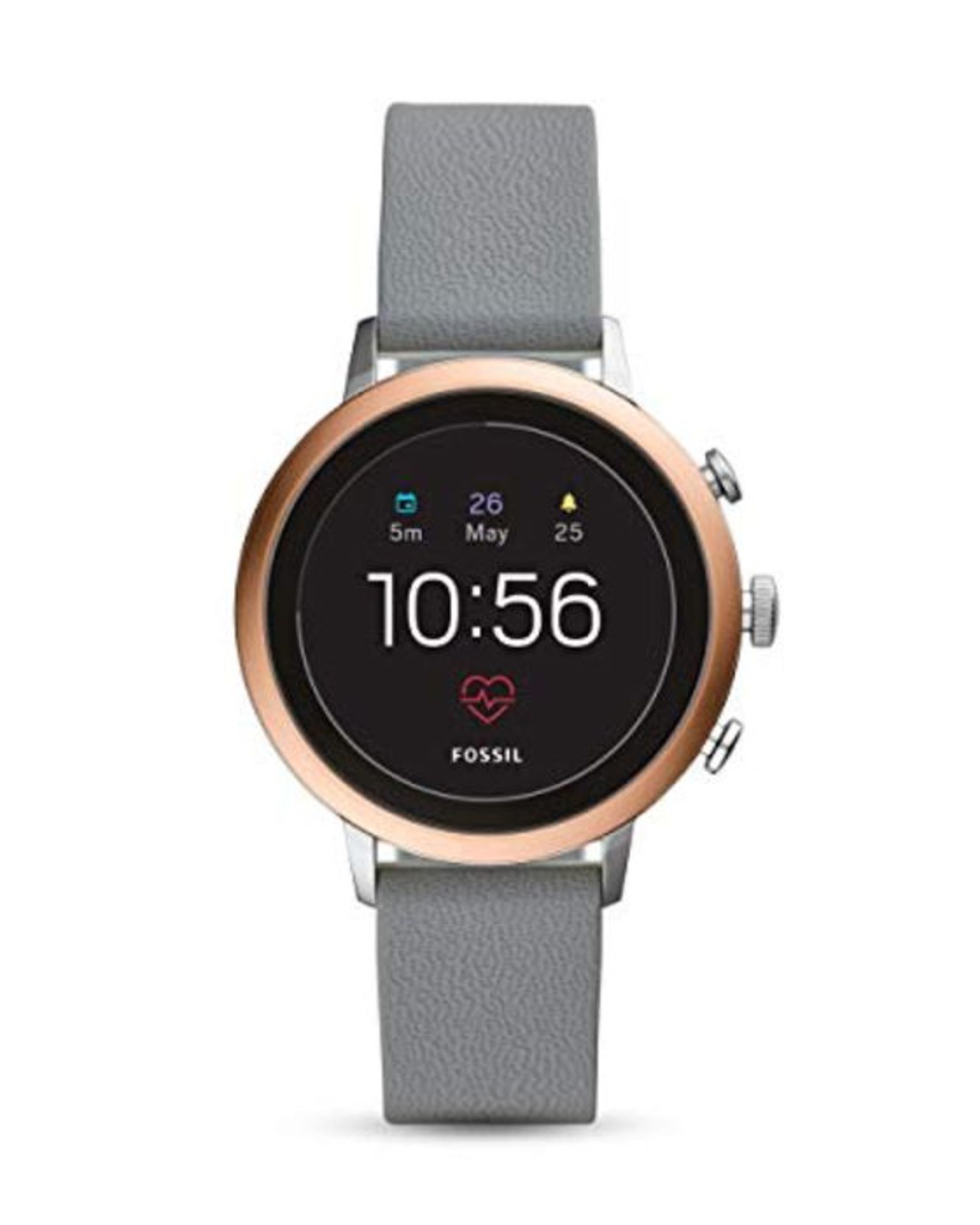 RRP £223.00 Fossil Womens Smartwatch with Leather Strap FTW6016