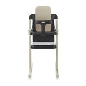 RRP £138.00 [BROKEN SCREEN] Brevi Slex Evo Cradle Swing Multi Use High Chair (Charcoal)