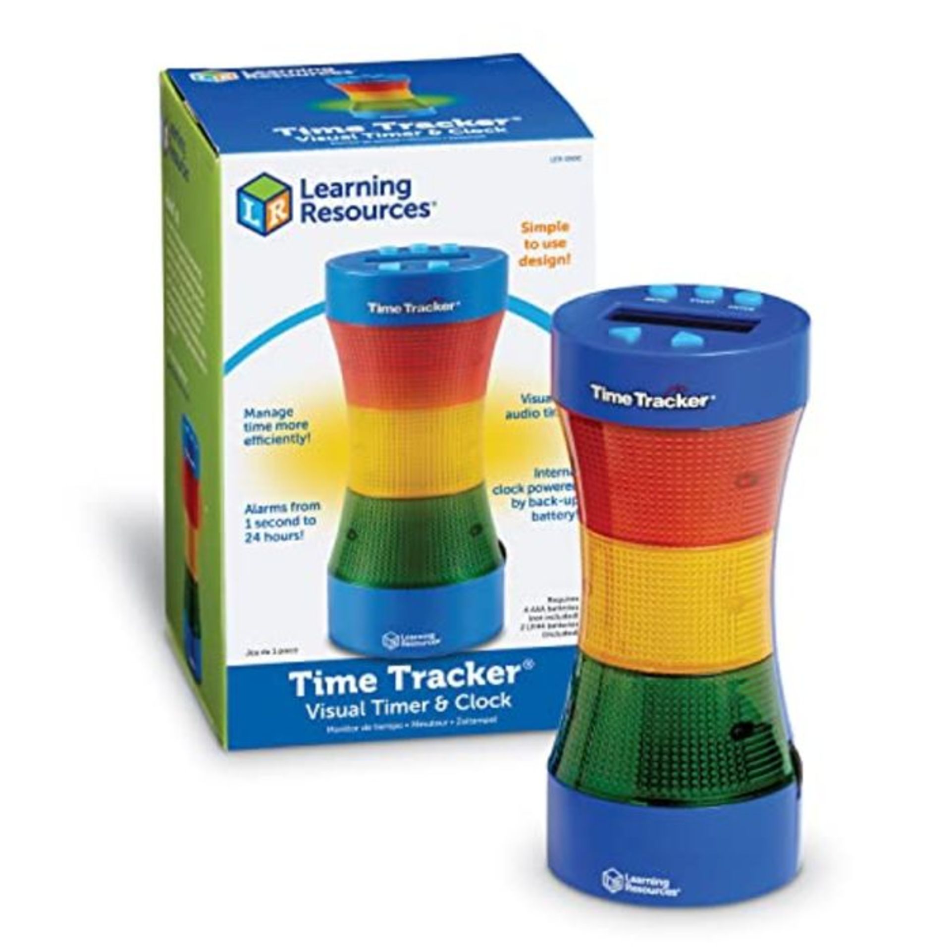 Learning Resources Time Tracker® Visual Timer & Clock