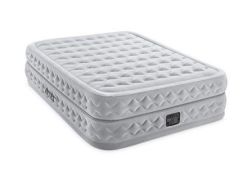 RRP £121.00 Intex QUEEN SUPREME AIR-FLOW AIRBED WITH FIBER-TECH BIP