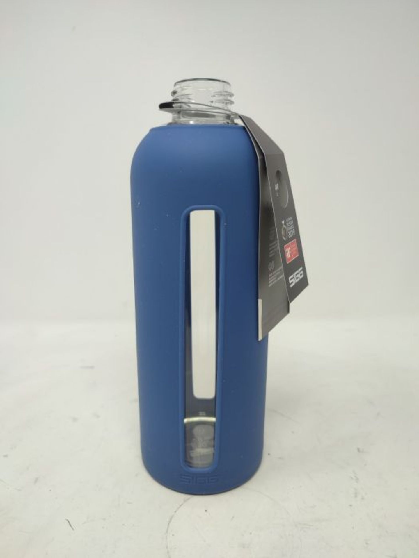 SIGG Star Midnight, Glas-Trinkflasche mit Silikonhülle, 0.85 L, Hitzebeständig, BPA - Image 2 of 2