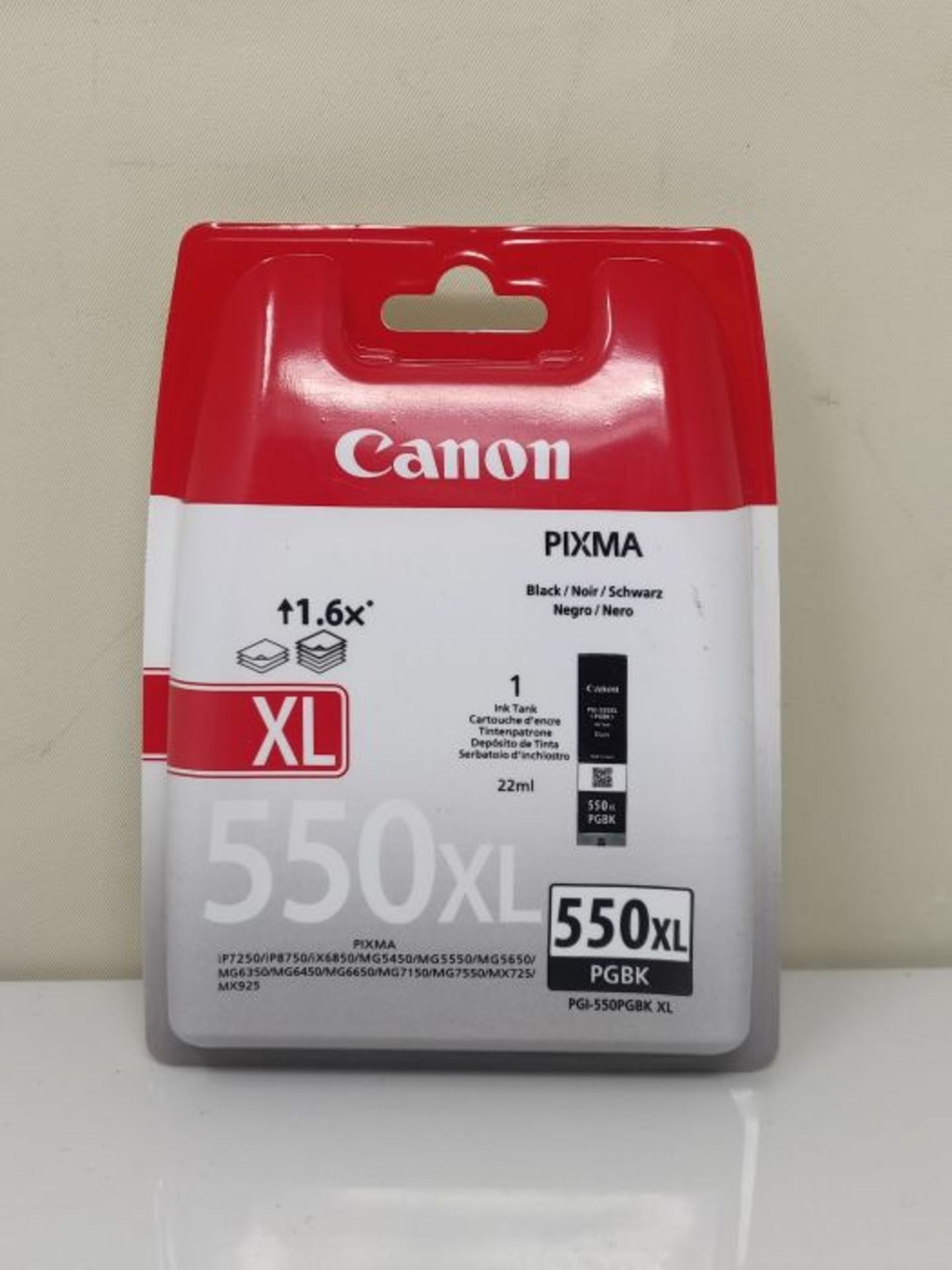Canon Original PGI-550 XL PGBK Original Inkjet Cartridge - Image 2 of 2