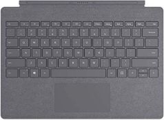 RRP £129.00 Microsoft Surface Pro Type Cover, Platinum Grey - QWERTY Keyboard