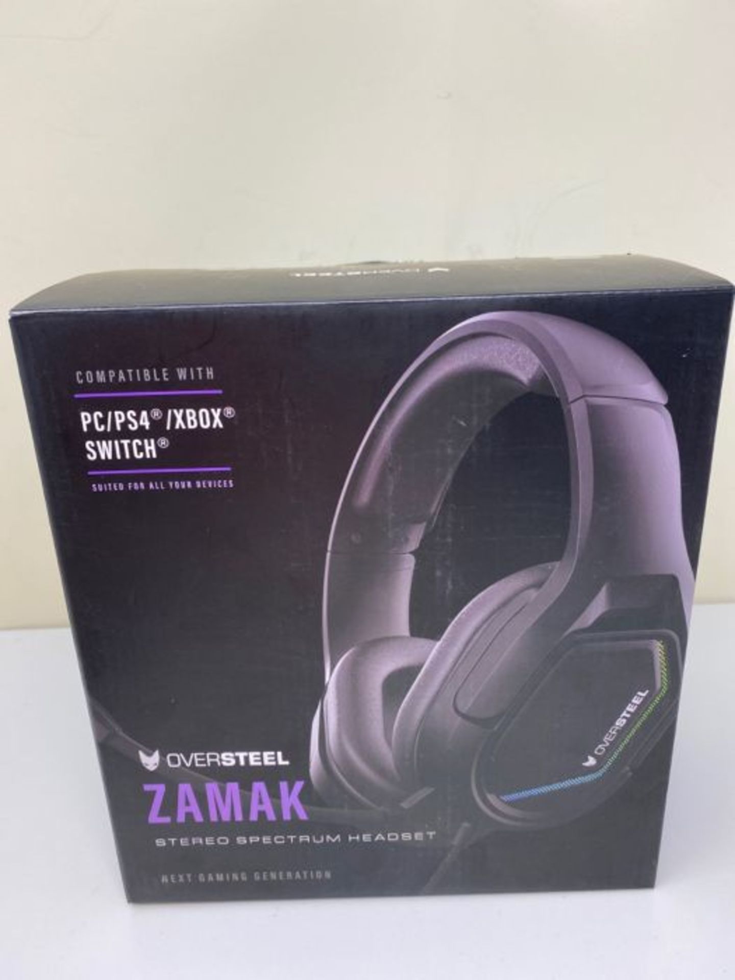 Oversteel ZAMAK - RGB Gaming Headset with Microphone, Stereo Sound - Image 2 of 3