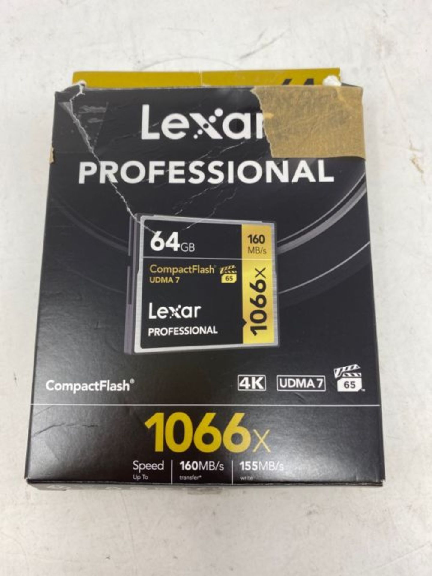 RRP £91.00 Lexar Professional 1066x 64GB CompactFlash Card, Up to 160MB/s Read, for Professional - Image 2 of 3
