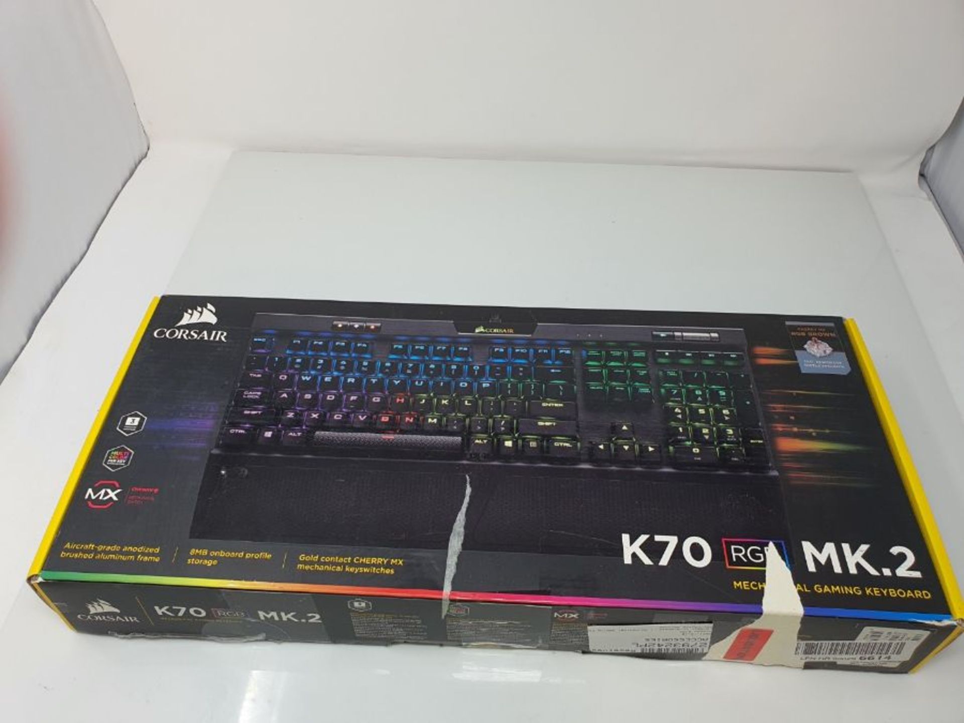 RRP £145.00 Corsair Mechanical Gaming Keyboard Cherry MX Brown (Tactile and Silent) Rgb - Image 2 of 3