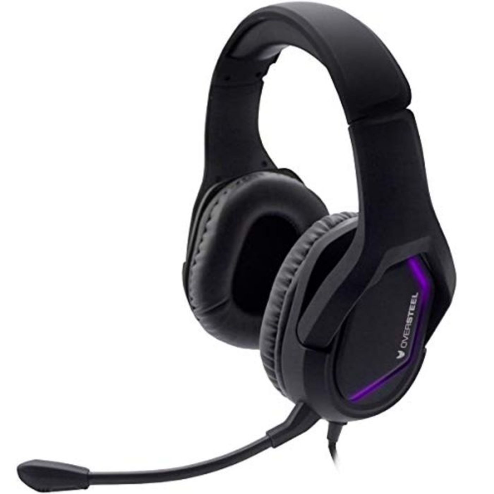 Oversteel ZAMAK - RGB Gaming Headset with Microphone, Stereo Sound