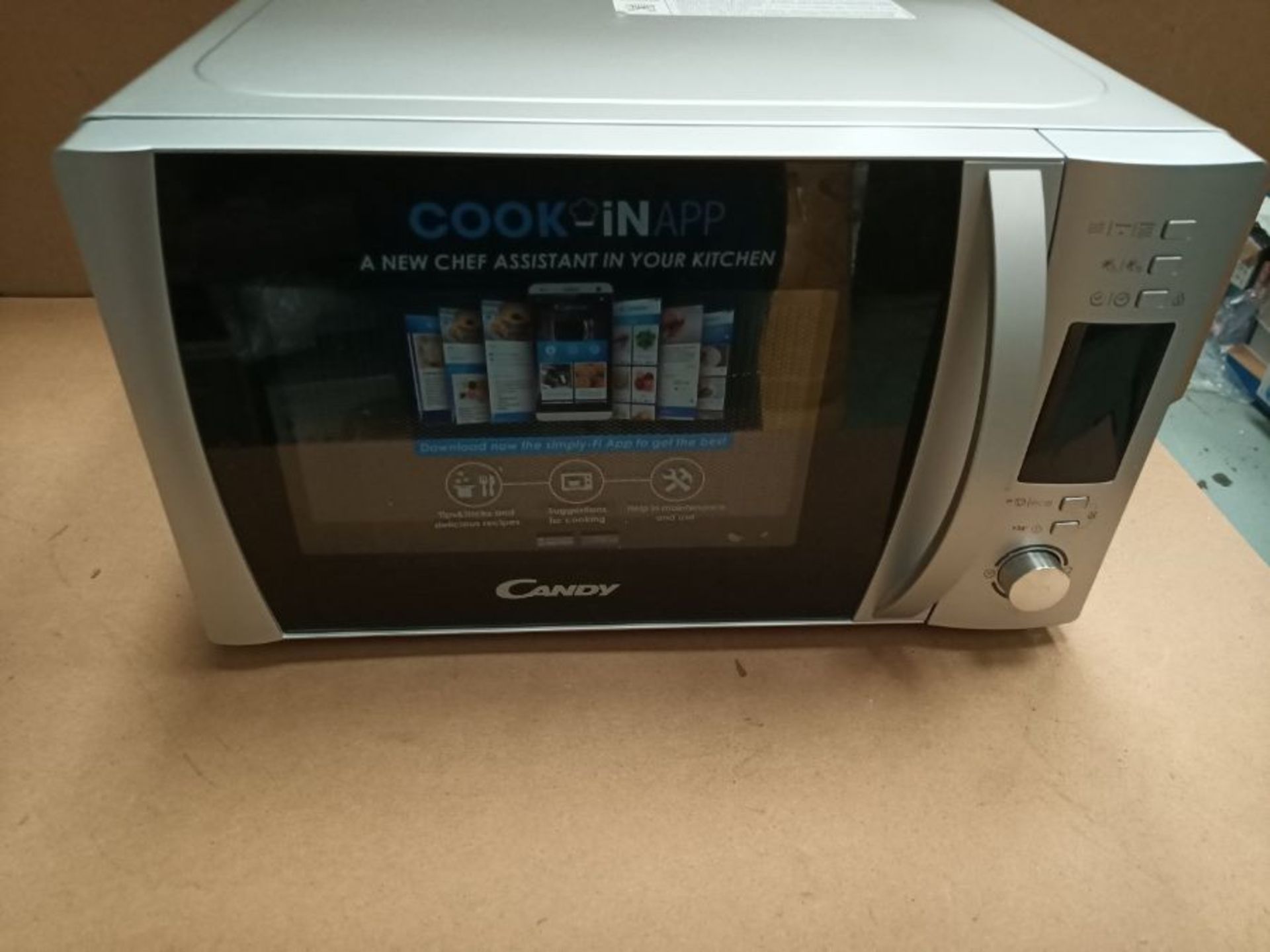 RRP £99.00 Candy CMXG Microwave 20 L Silver - Image 2 of 3