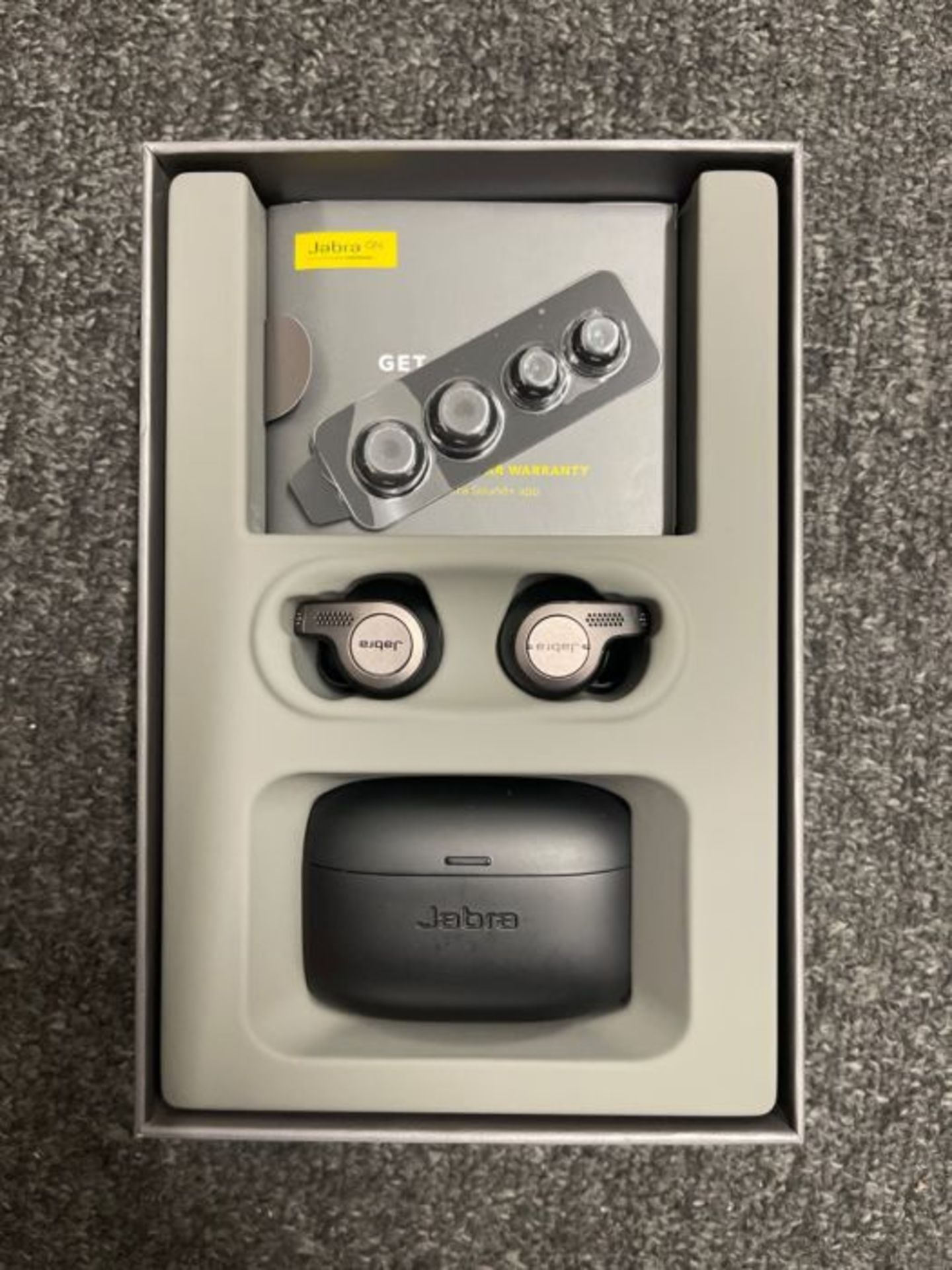 RRP £72.00 Jabra Elite 65t Earbuds - Passive Noise Cancelling Bluetooth Earphones with Four-Micro - Image 3 of 3