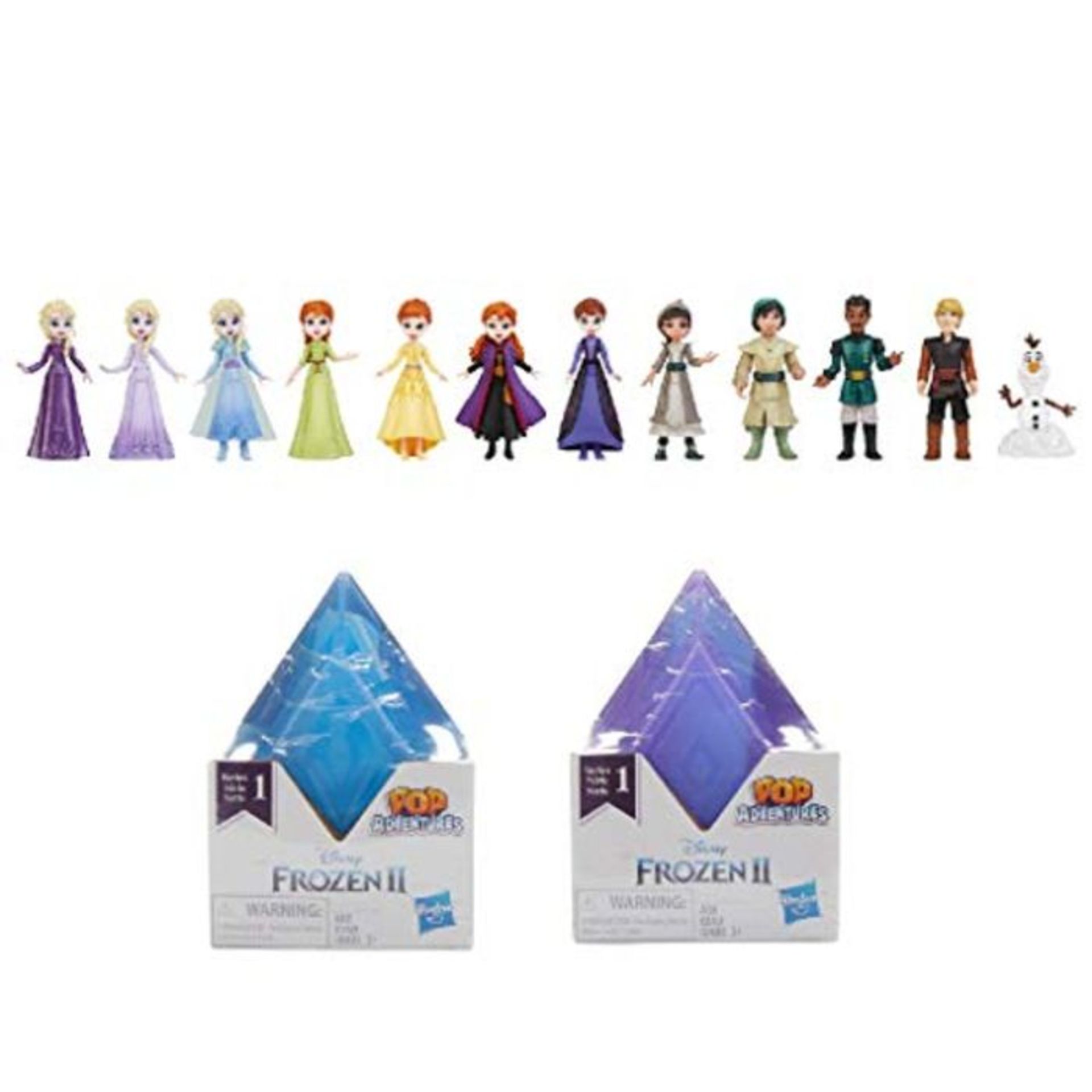 Disney Frozen 2 Pop Adventures Series 1 Surprise Blind Box With Crystal-Shaped Case an