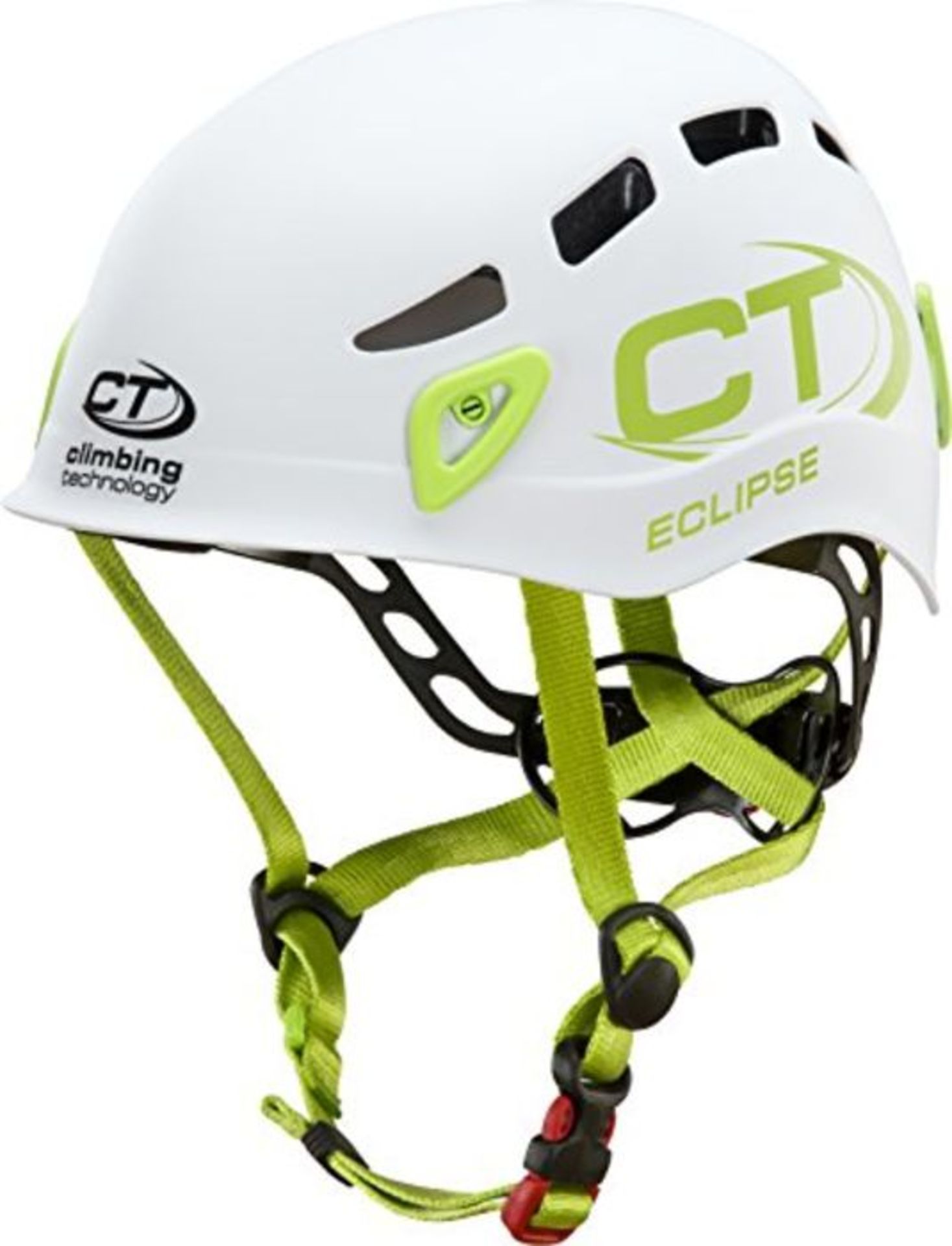 Climbing Technology Eclipse 6X95907AAF0CTST Helmet, White, Adjustable 48-56 cm