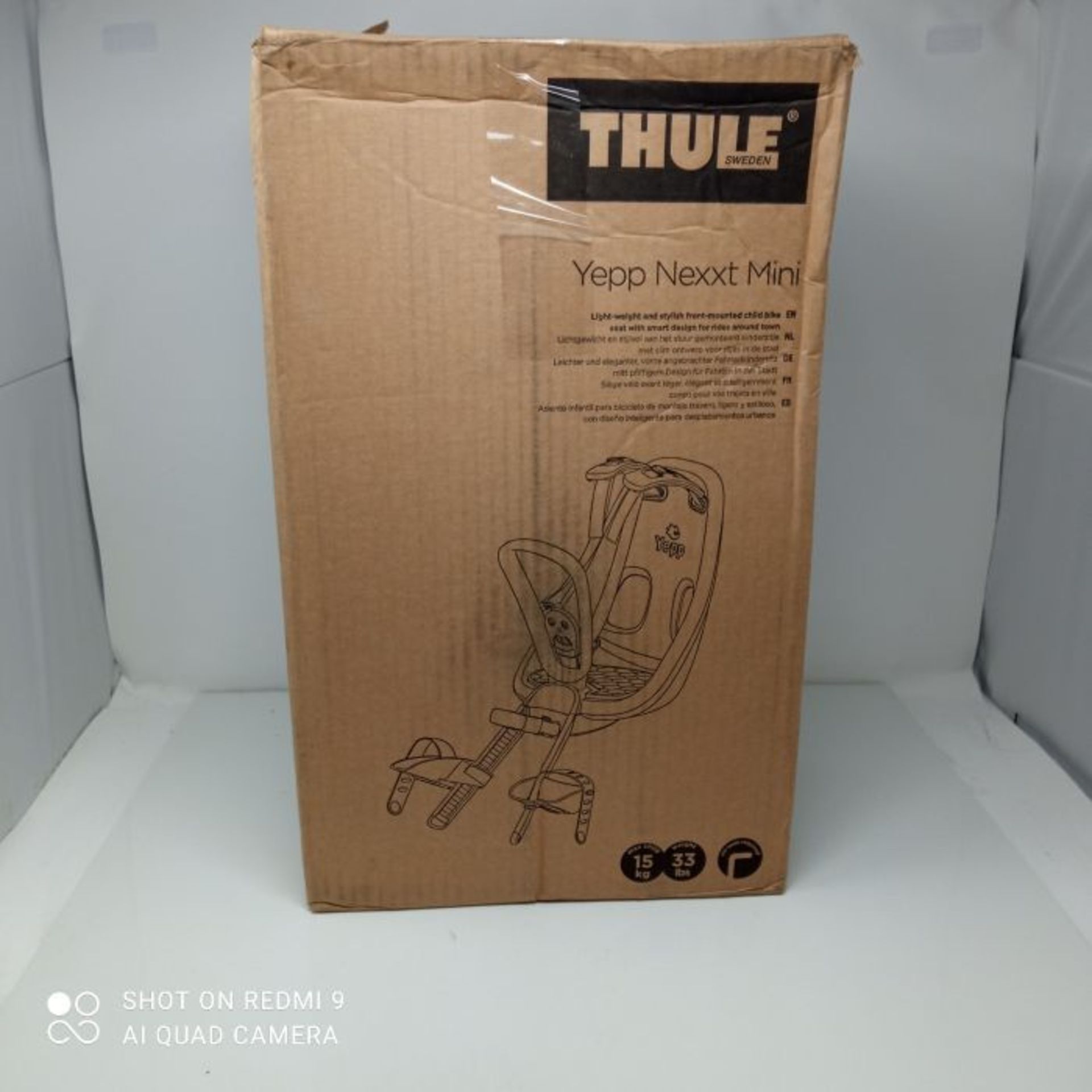 RRP £90.00 Thule Unisex's Yepp Nexxt Mini Seat Bike, Obsidian, UNI - Image 2 of 3