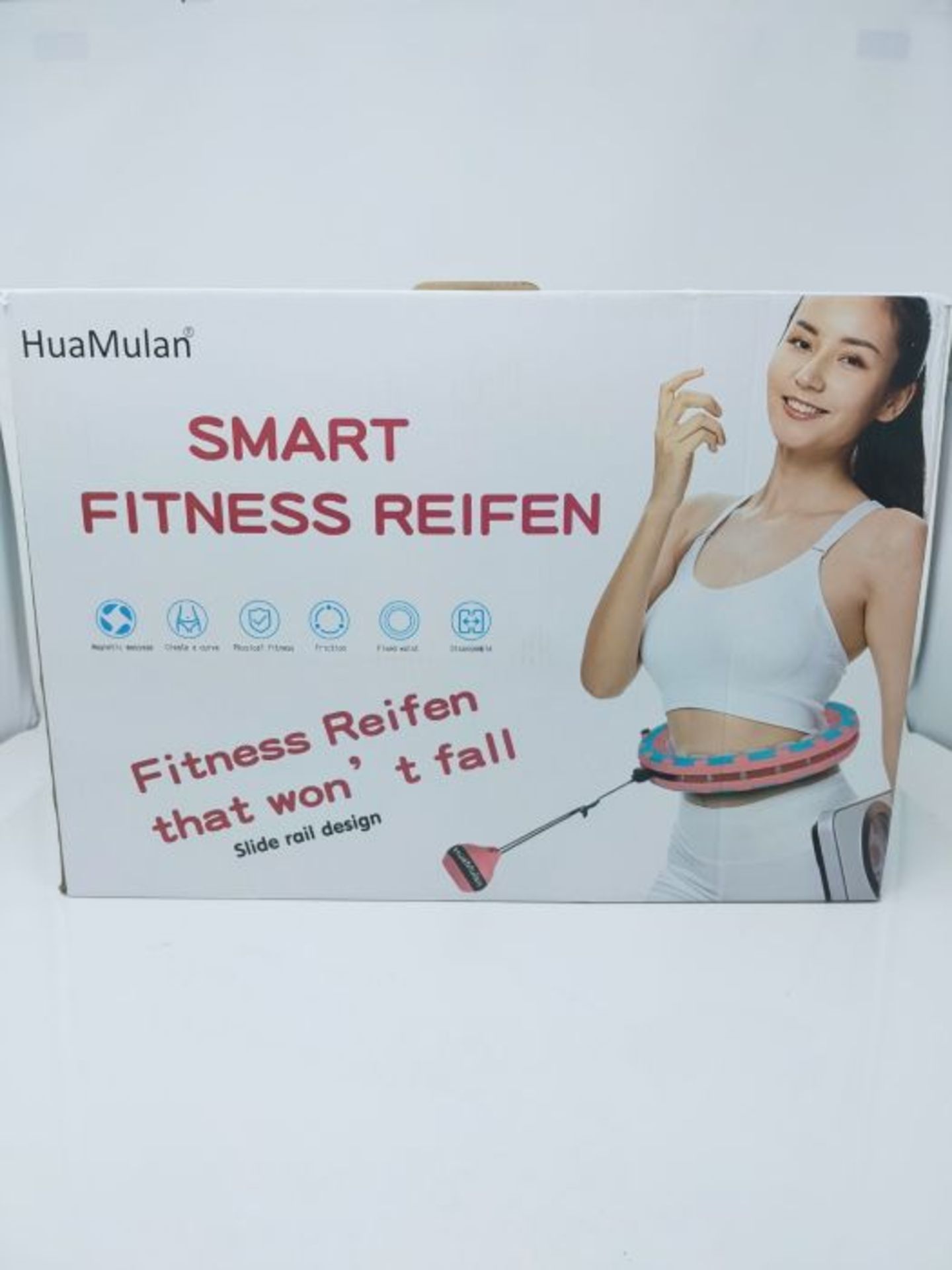 HuaMulan Smart Fitness Hoop, Smart Hoop Fitness Does Not Fall 24 Knots Hula Buckle Mov - Image 2 of 3