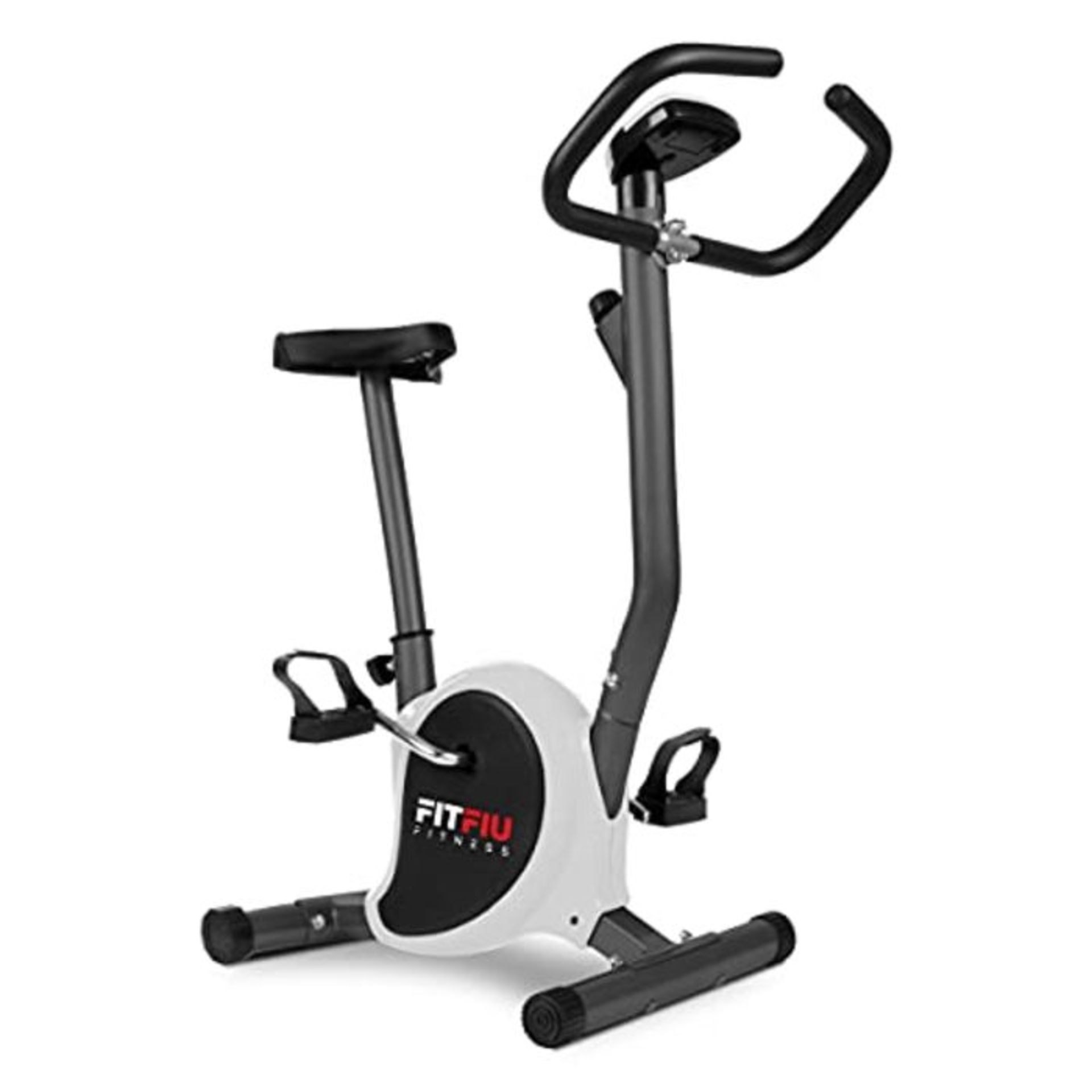 RRP £93.00 Fitfiu Fitness BEST-100 - Bicicleta estática ultracompacta, regulable en 8 niveles de