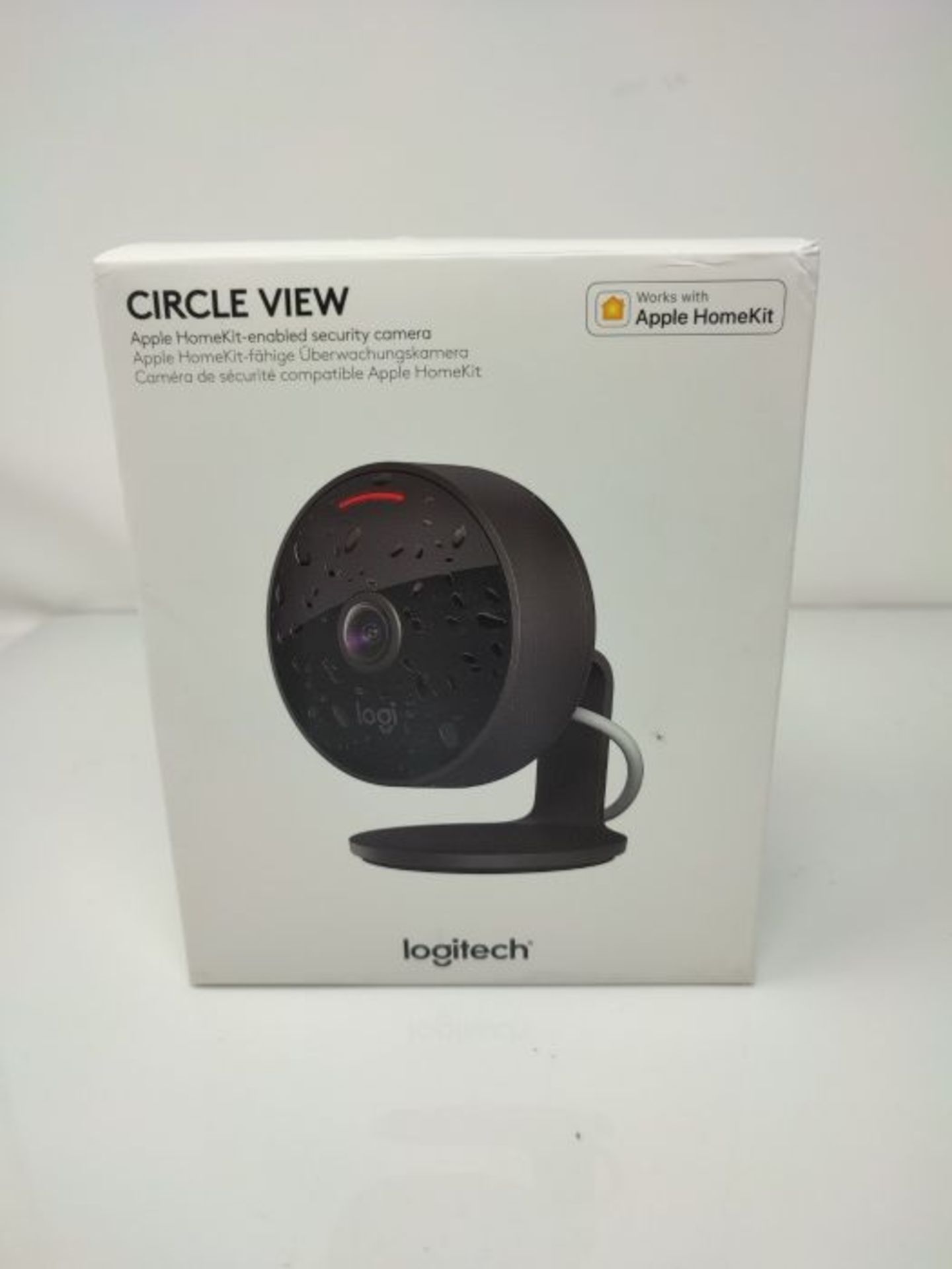 RRP £143.00 Logitech 961-000490 Circle View Weatherproof Wired Home Security Camera TrueView Video - Image 2 of 3