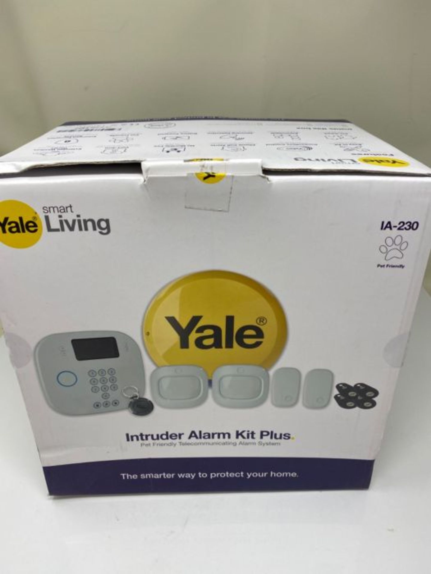 RRP £249.00 Yale IA-230 Intruder Alarm Plus Kit, Phone Call Alerts, 11 Piece Kit, Pet Friendly PIR - Image 2 of 3