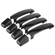 Aramox 4Pcs Car Glossy Black Exterior Door Handle Cover for Sport Discovery 3 Freeland