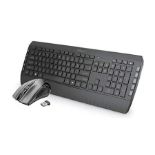 Trust Tecla-2 Wireless Keyboard and Mouse [Italian Layout], Black