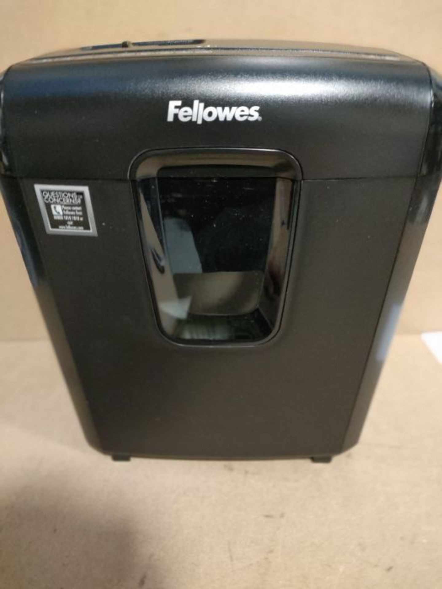 Fellowes Powershred 6C Personal 6 Sheet Cross Cut Paper Shredder for Home Use with Saf - Image 3 of 3