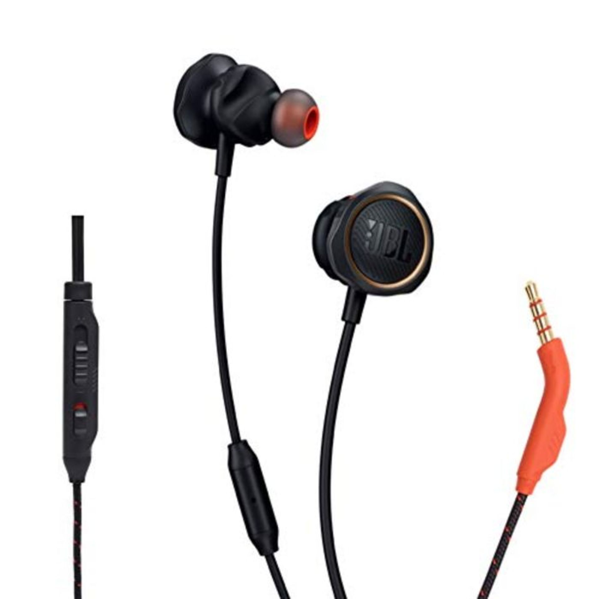 JBL Quantum 50 - In-ear wired gaming headset with QuantumSOUND technology, in black