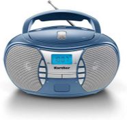 Karcher RR 5025 CD-Radio UKW AUX, CD blue